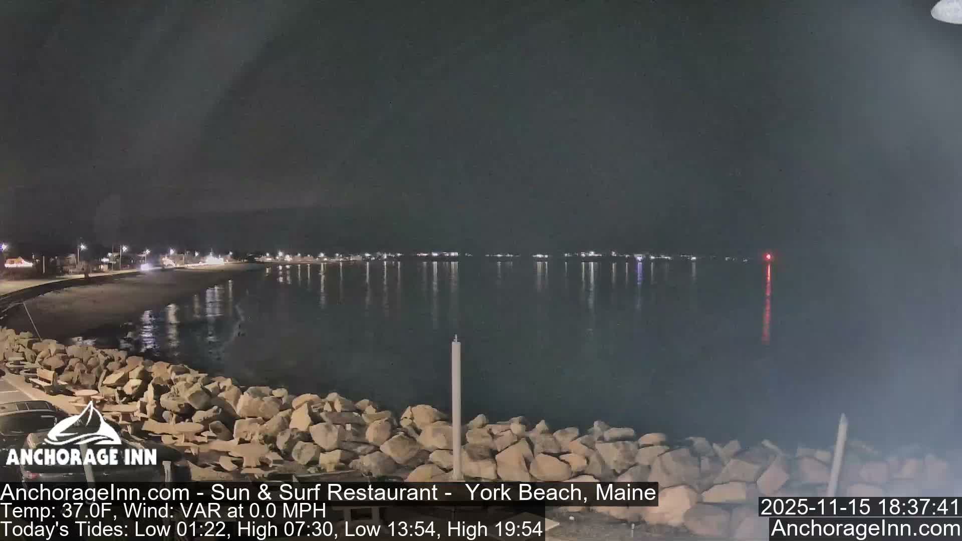 York Beach Ocean Surf Live Cam- Maine, USA