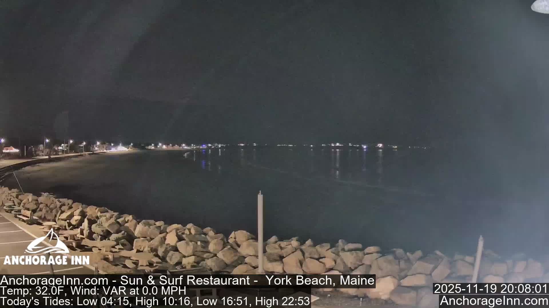 York Beach Ocean Surf Live Cam- Maine, USA