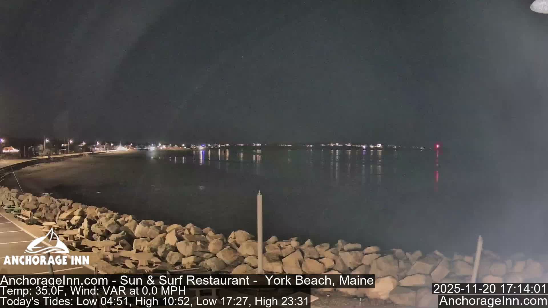 York Beach Ocean Surf Live Cam- Maine, USA