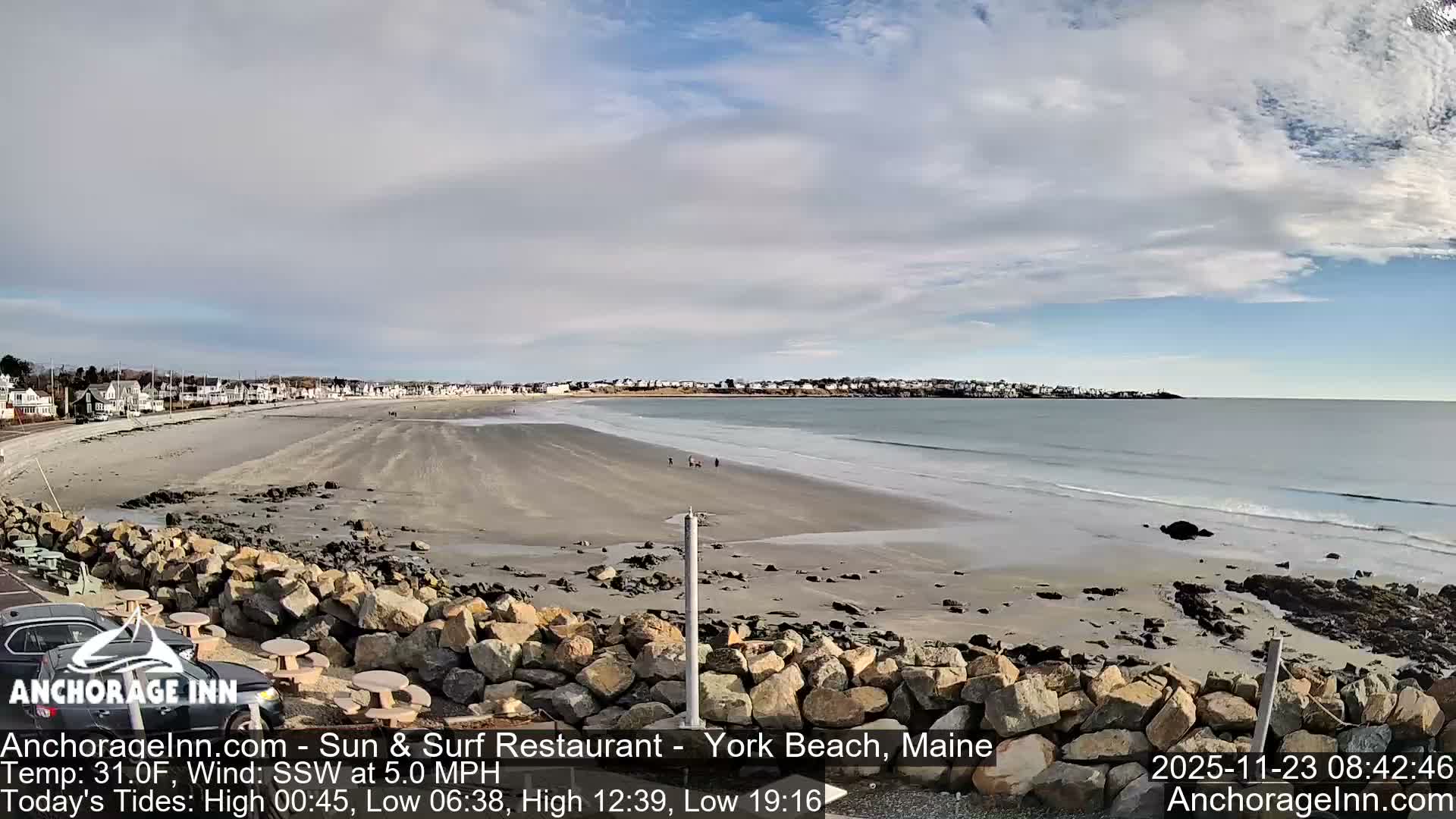 York Beach Ocean Surf Live Cam- Maine, USA