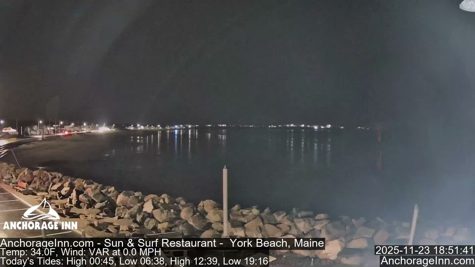 York Beach Ocean Surf Live Cam- Maine, USA