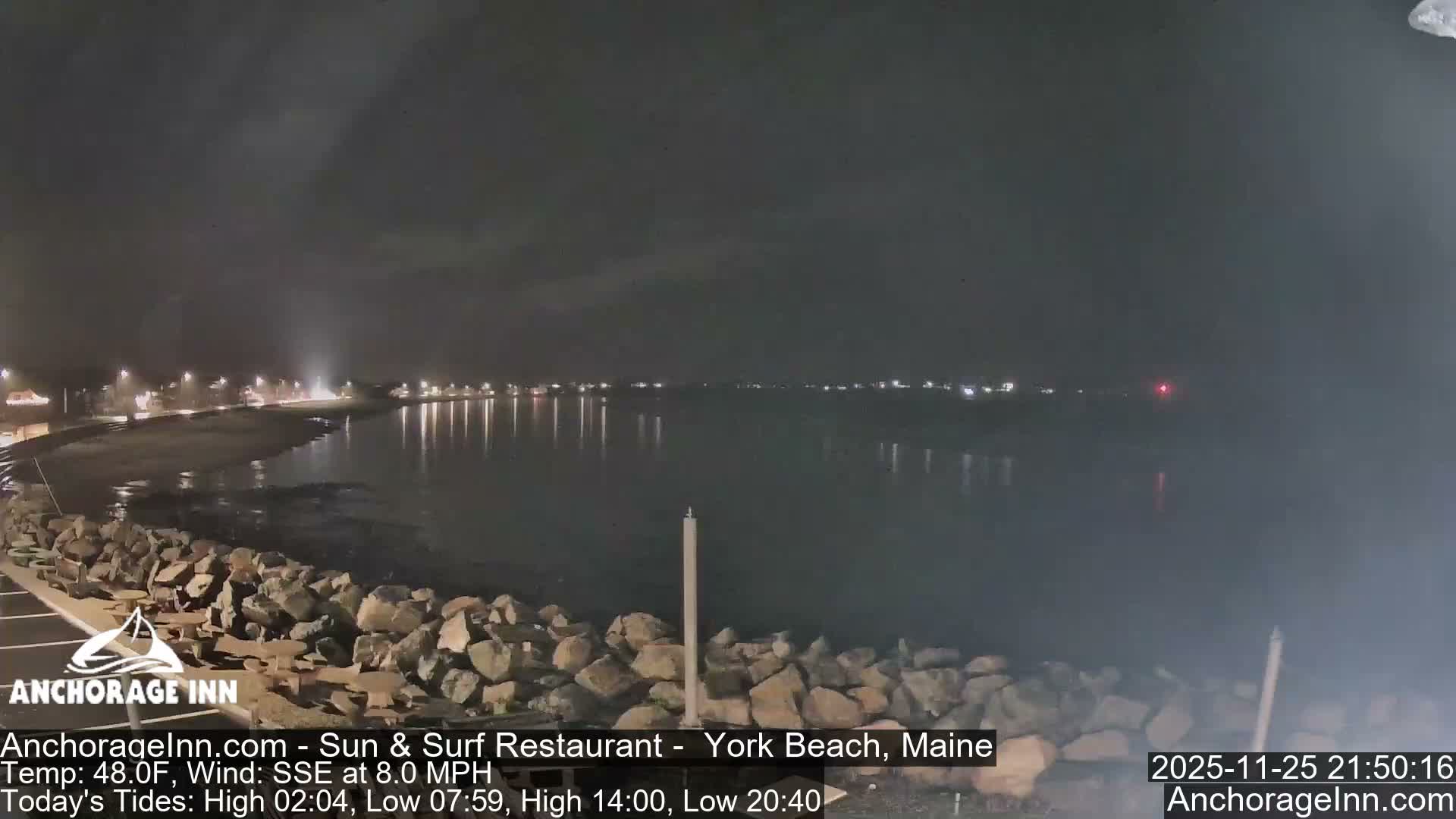 York Beach Ocean Surf Live Cam- Maine, USA