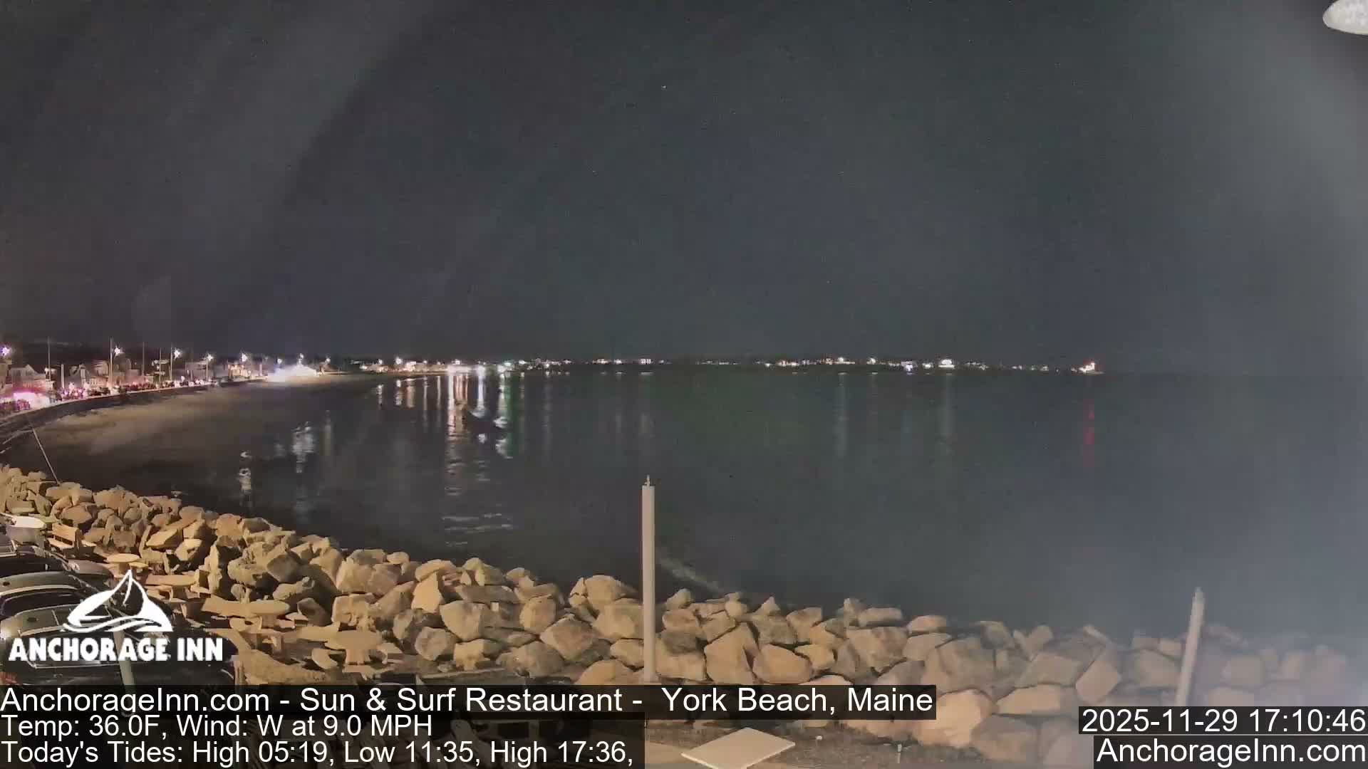 York Beach Ocean Surf Live Cam- Maine, USA
