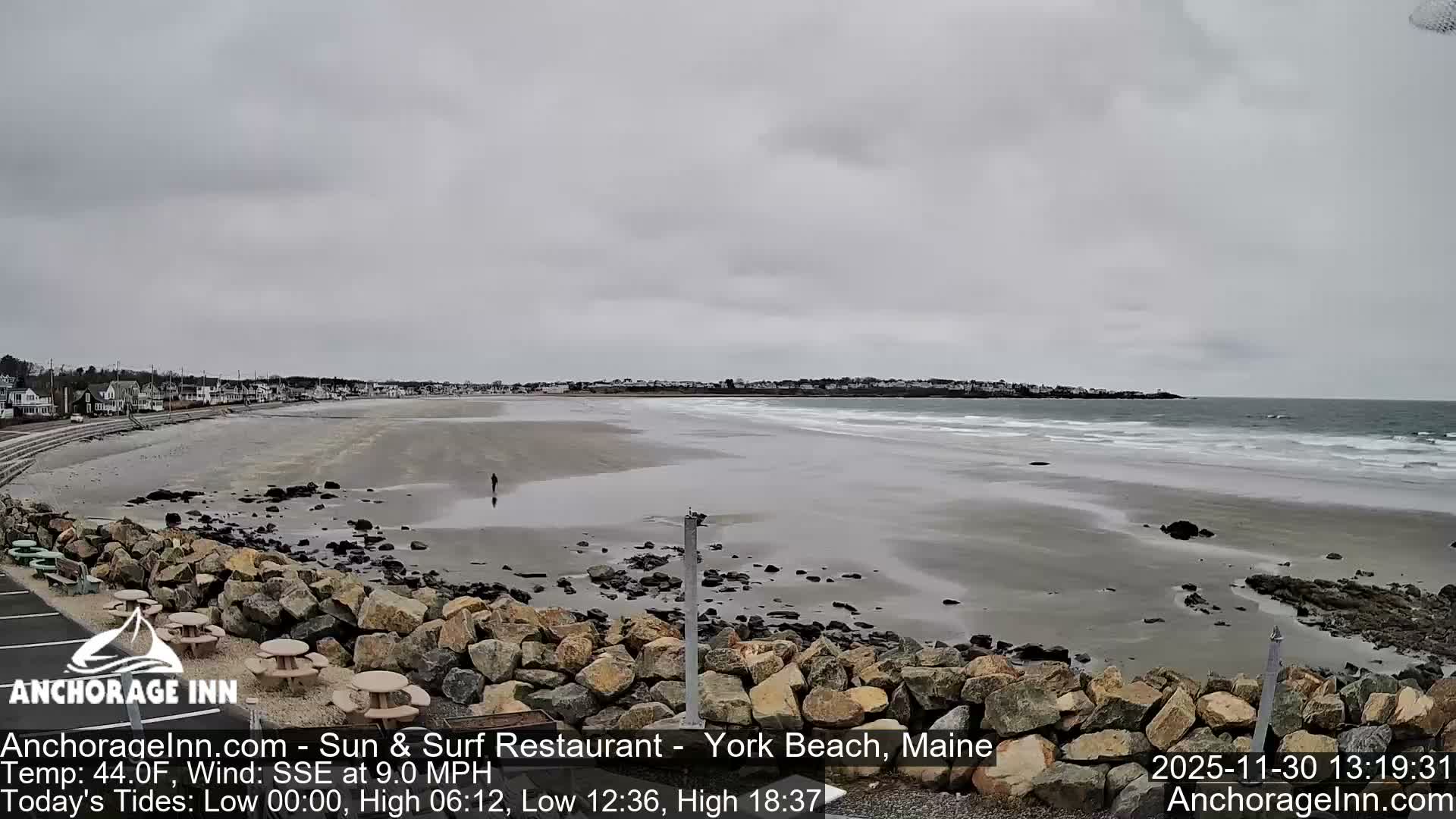 York Beach Ocean Surf Live Cam- Maine, USA