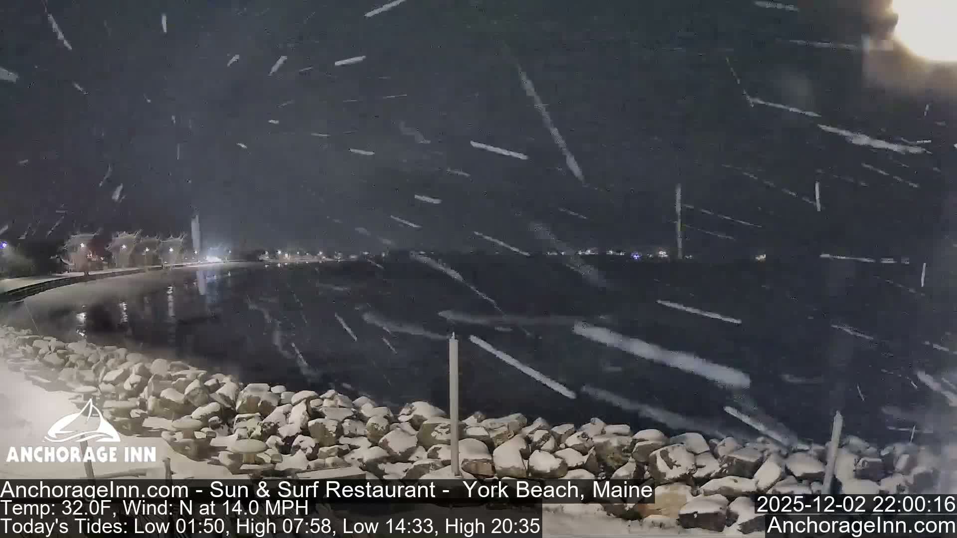 York Beach Ocean Surf Live Cam- Maine, USA