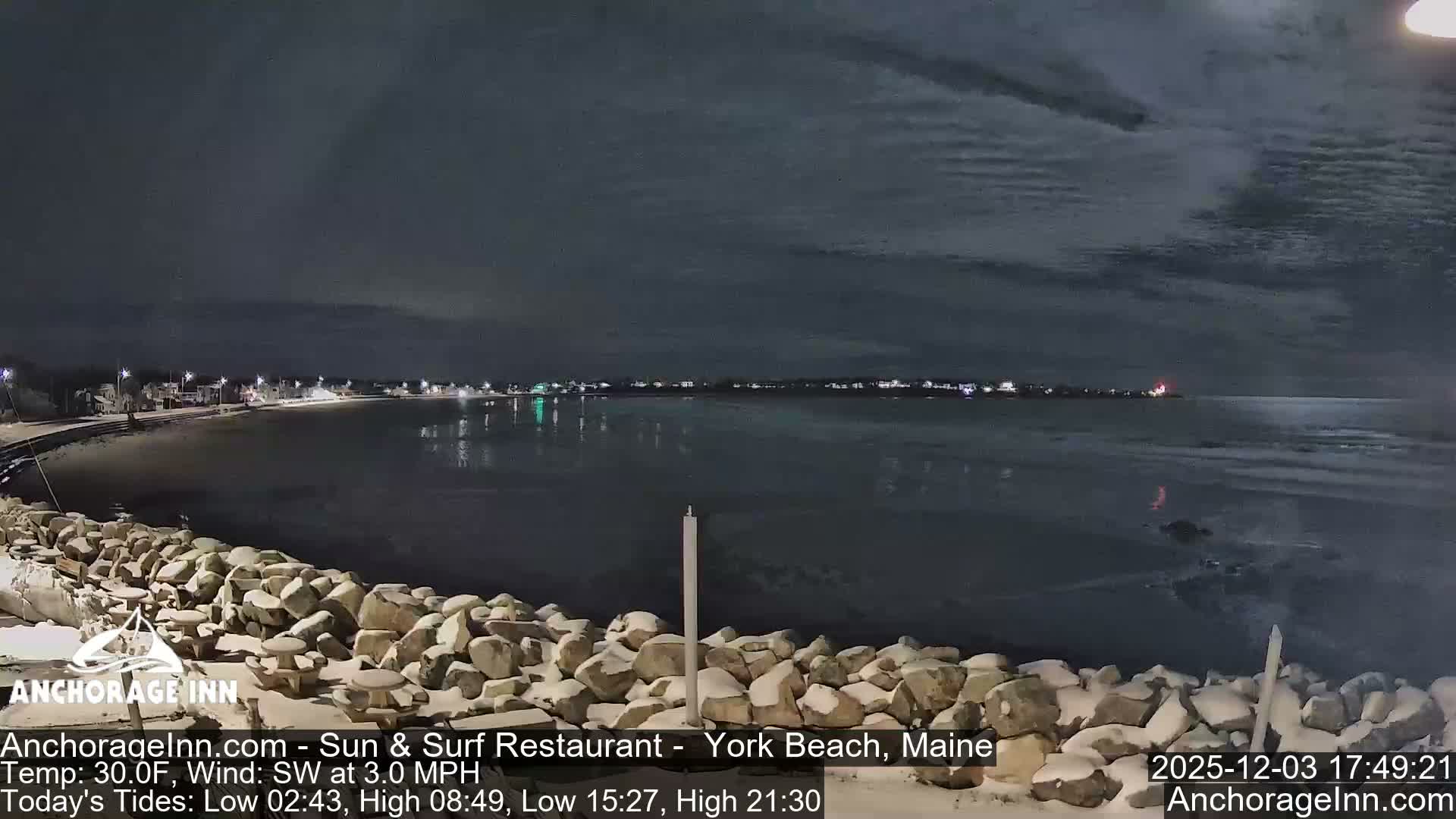 York Beach Ocean Surf Live Cam- Maine, USA