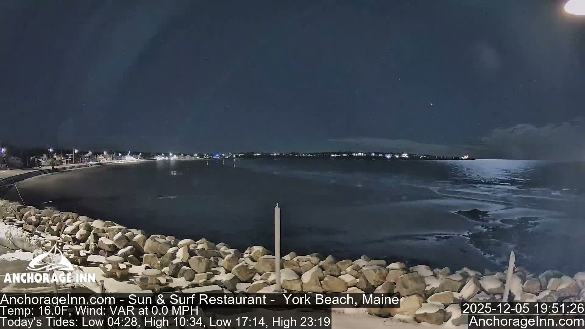 York Beach Ocean Surf Live Cam- Maine, USA