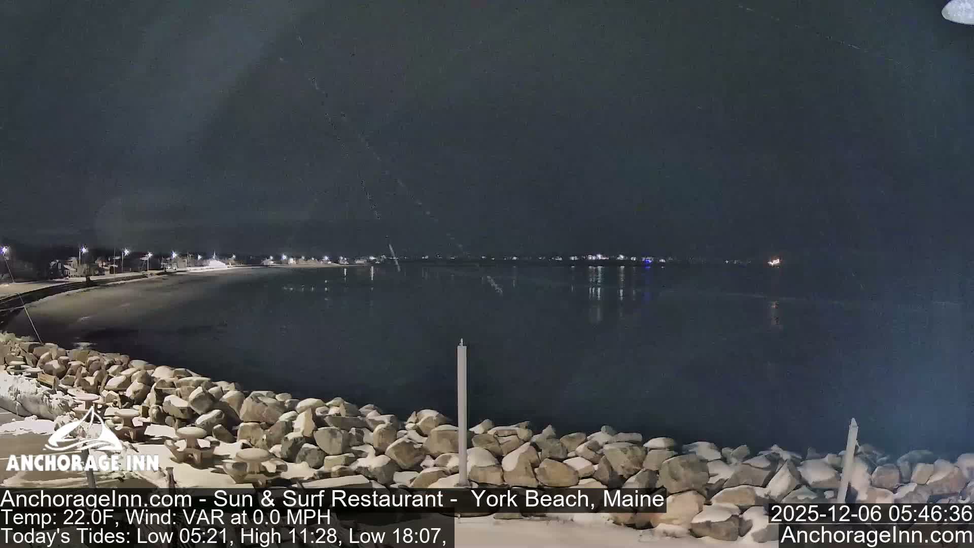 York Beach Ocean Surf Live Cam- Maine, USA