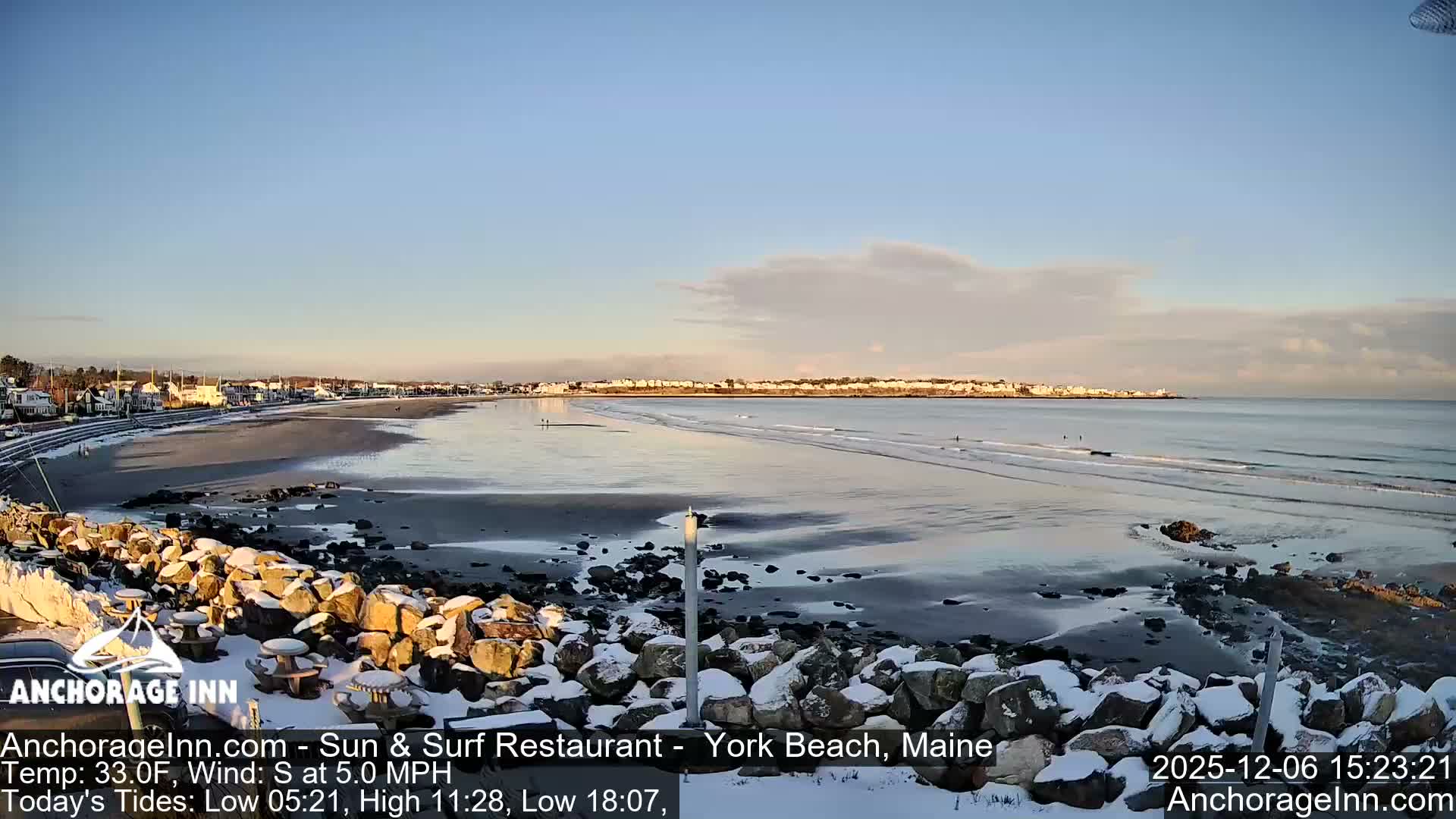 York Beach Ocean Surf Live Cam- Maine, USA
