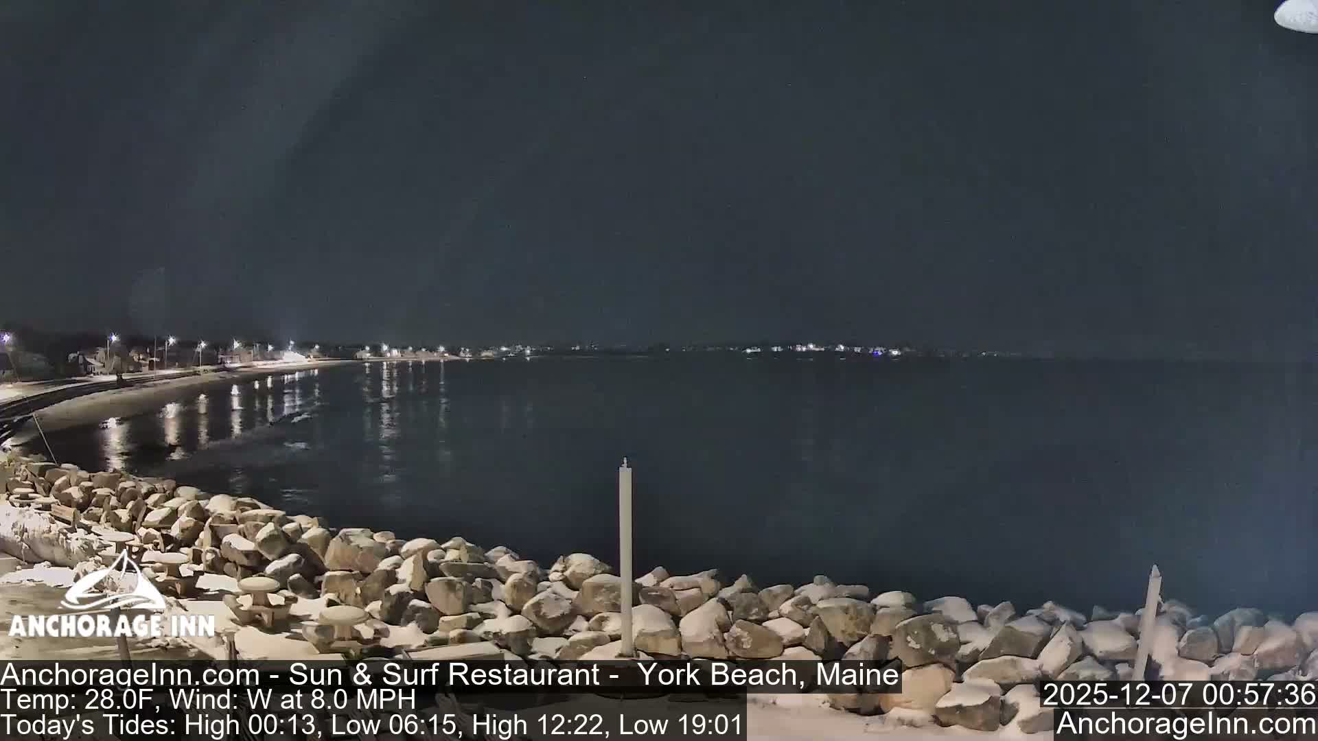 York Beach Ocean Surf Live Cam- Maine, USA