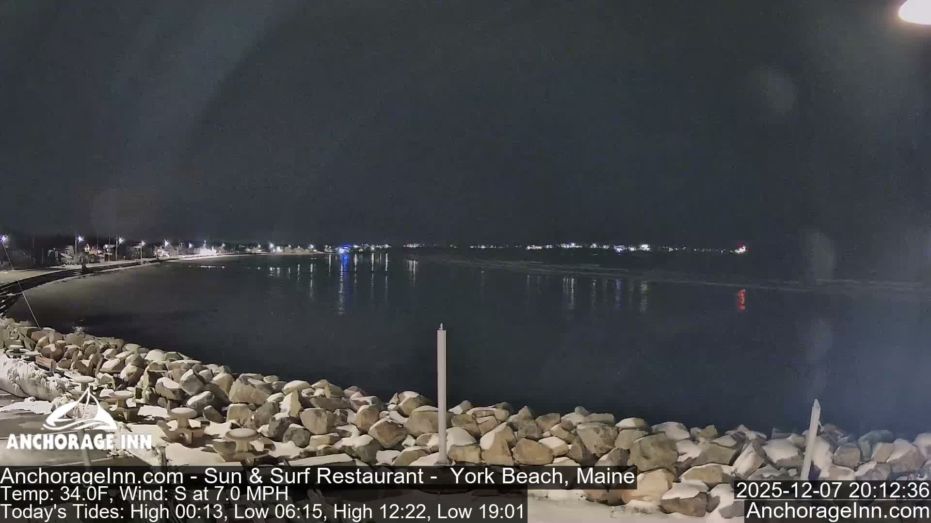 York Beach Ocean Surf Live Cam- Maine, USA