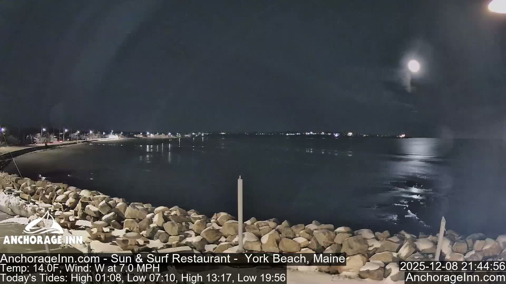 York Beach Ocean Surf Live Cam- Maine, USA