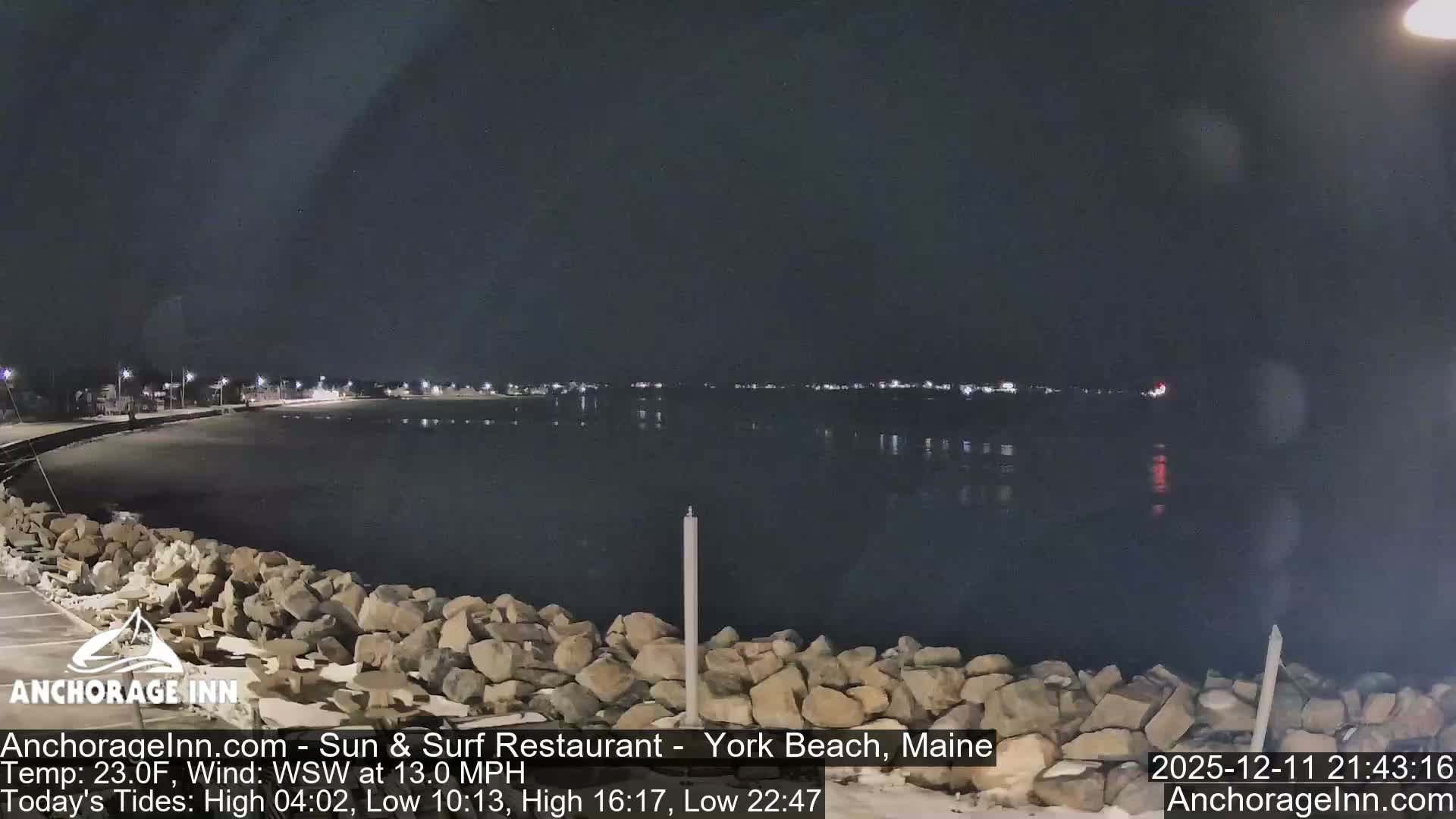 York Beach Ocean Surf Live Cam- Maine, USA