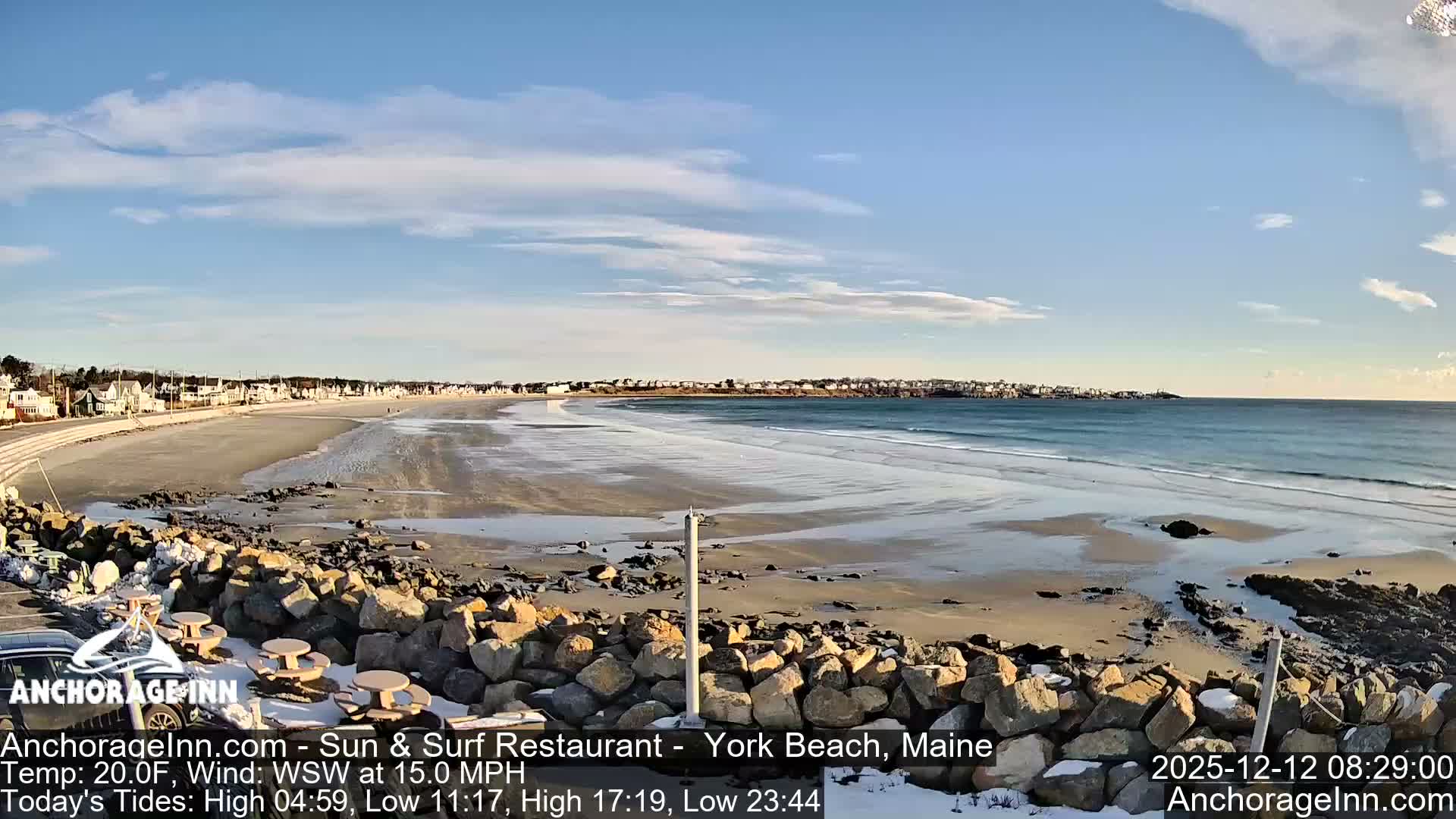 York Beach Ocean Surf Live Cam- Maine, USA