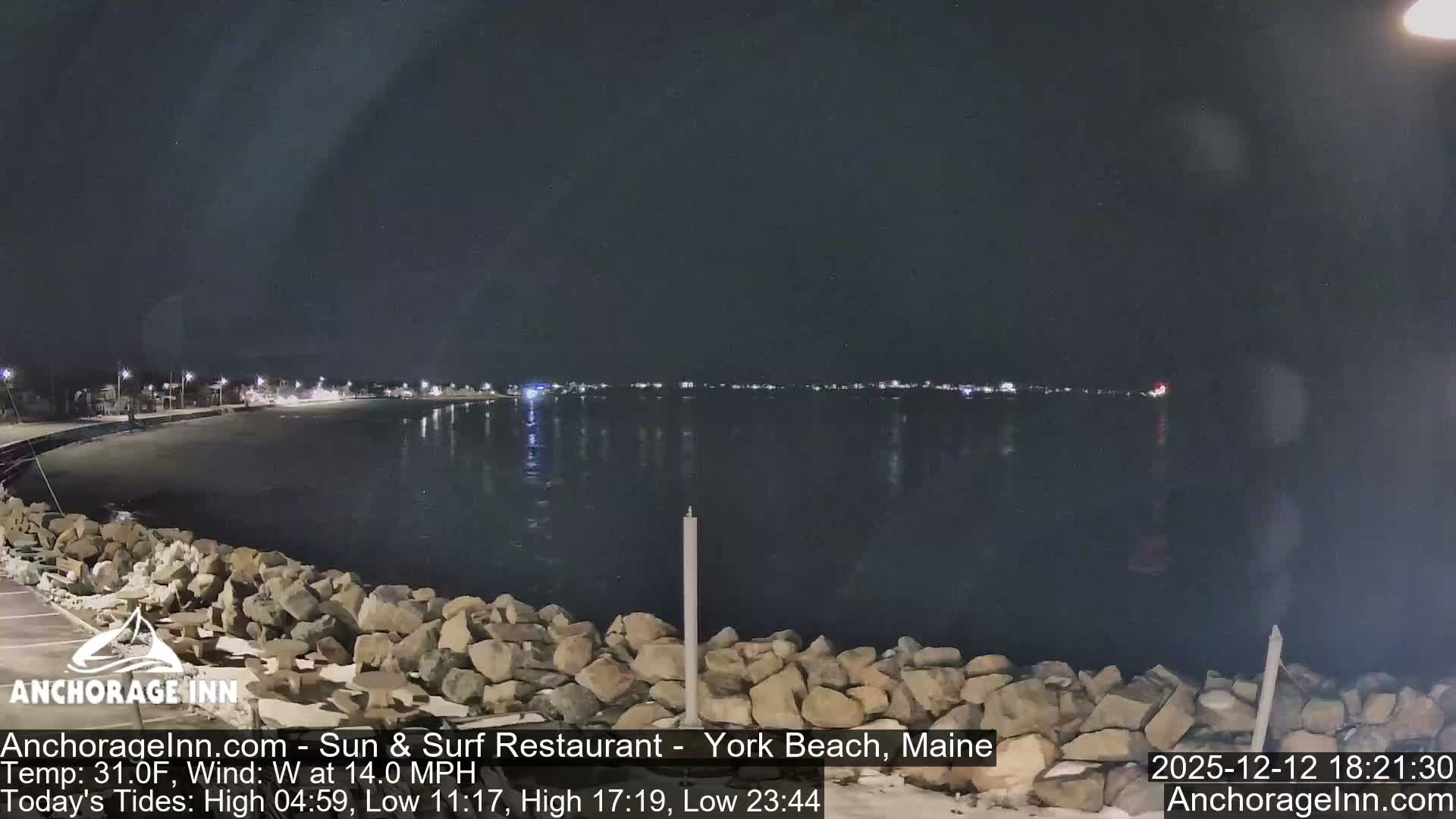 York Beach Ocean Surf Live Cam- Maine, USA