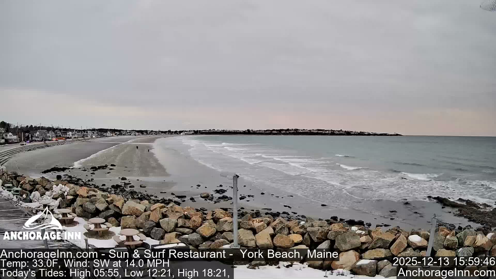 York Beach Ocean Surf Live Cam- Maine, USA