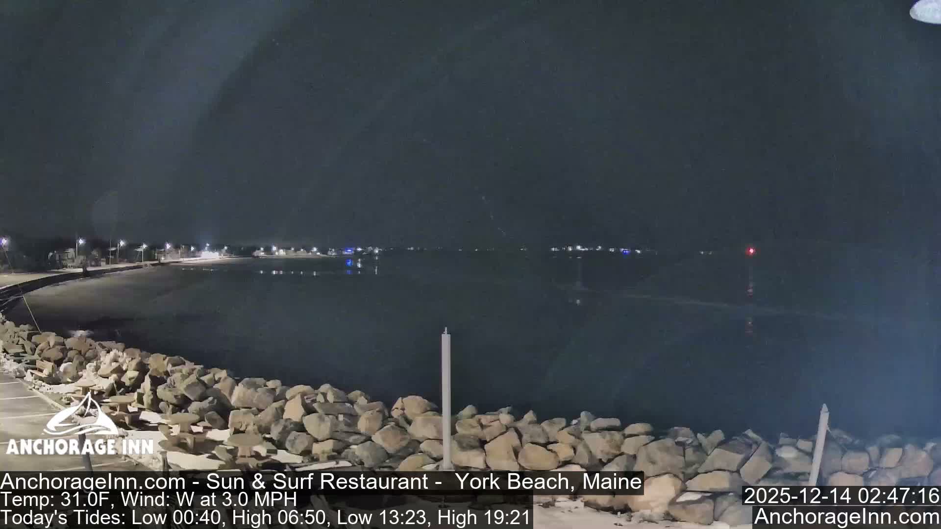 York Beach Ocean Surf Live Cam- Maine, USA