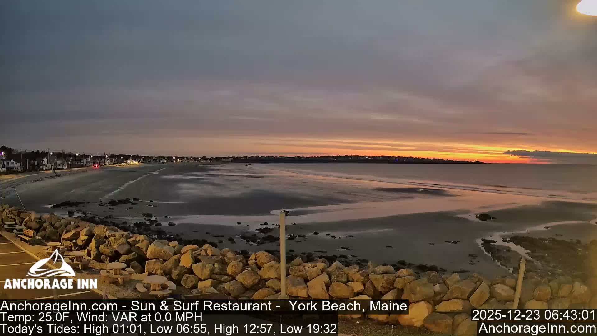York Beach Ocean Surf Live Cam- Maine, USA