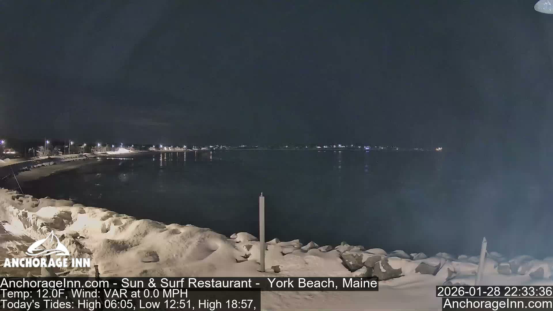 York Beach Ocean Surf Live Cam- Maine, USA