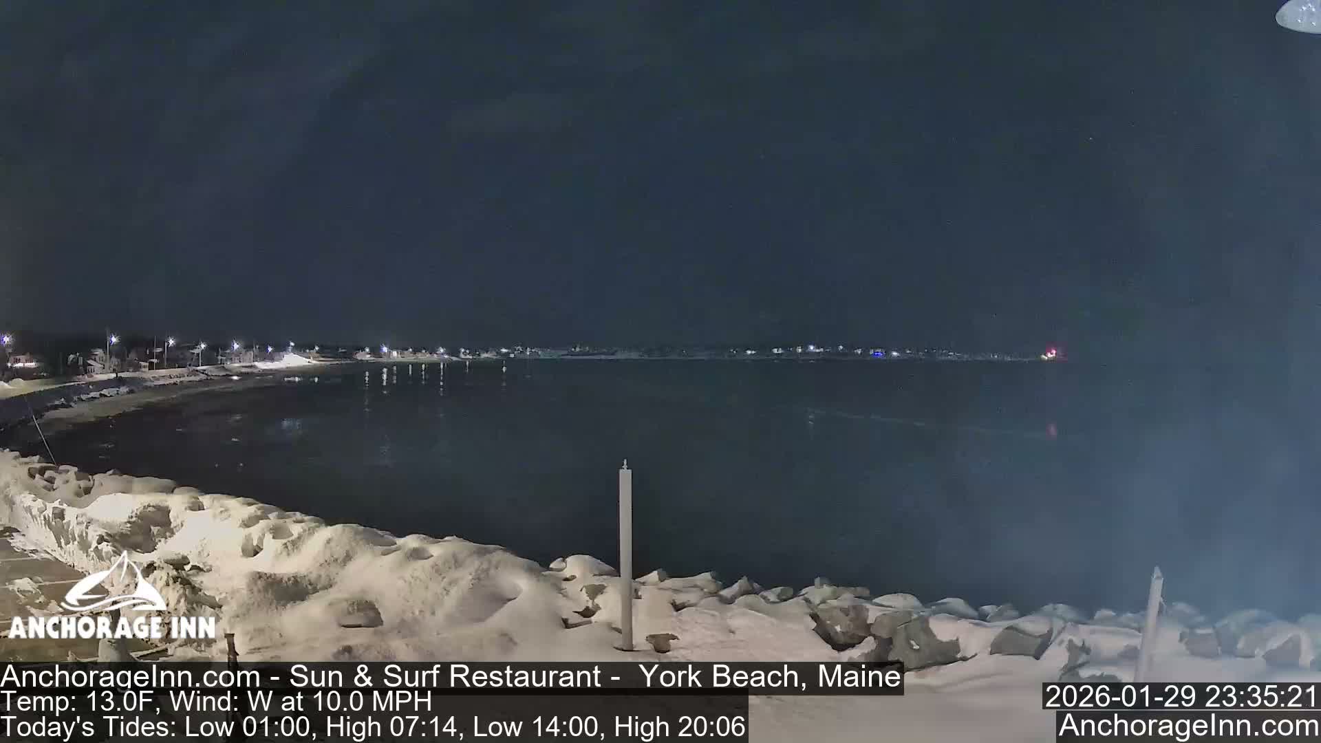 York Beach Ocean Surf Live Cam- Maine, USA