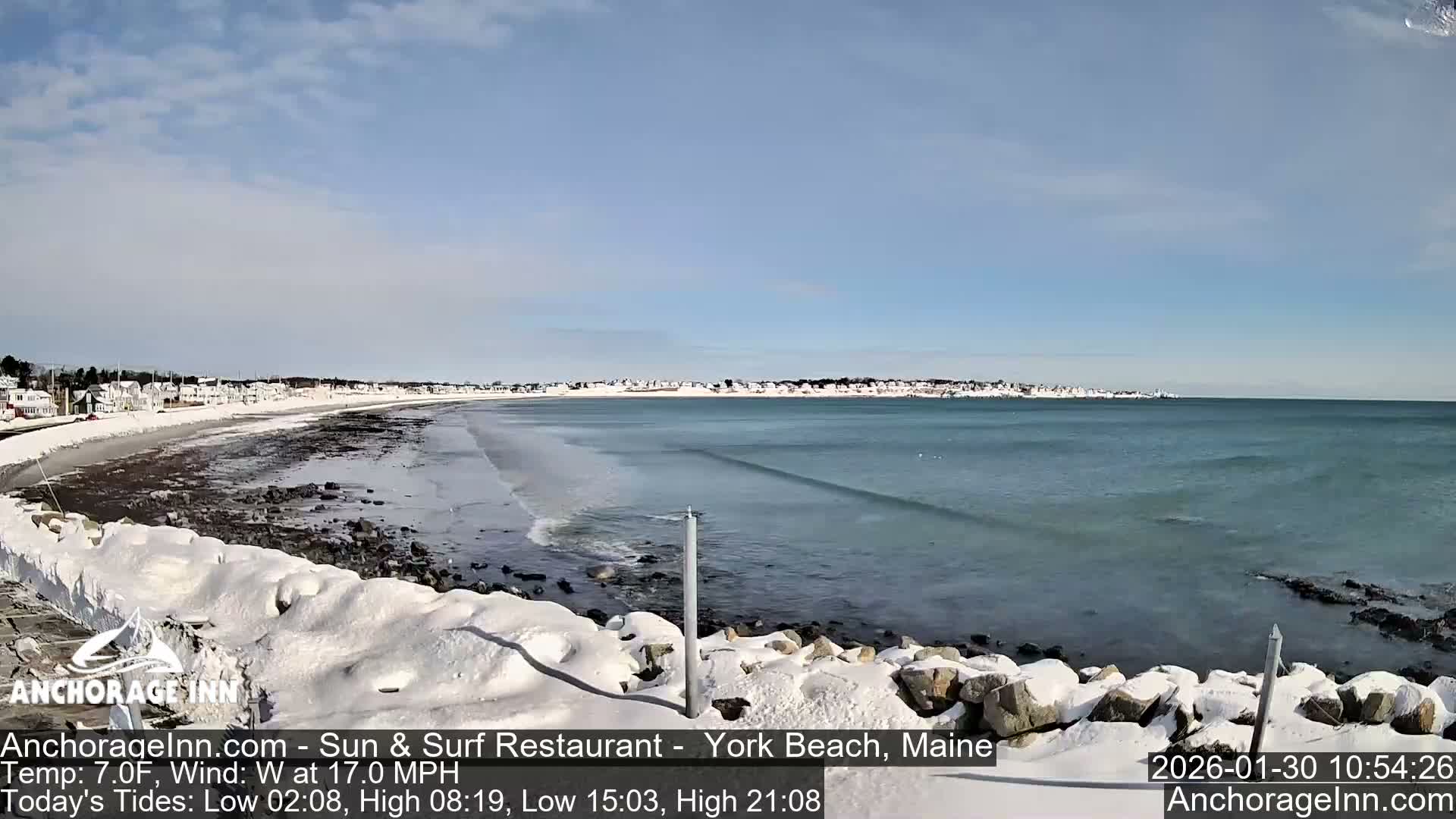 York Beach Ocean Surf Live Cam- Maine, USA