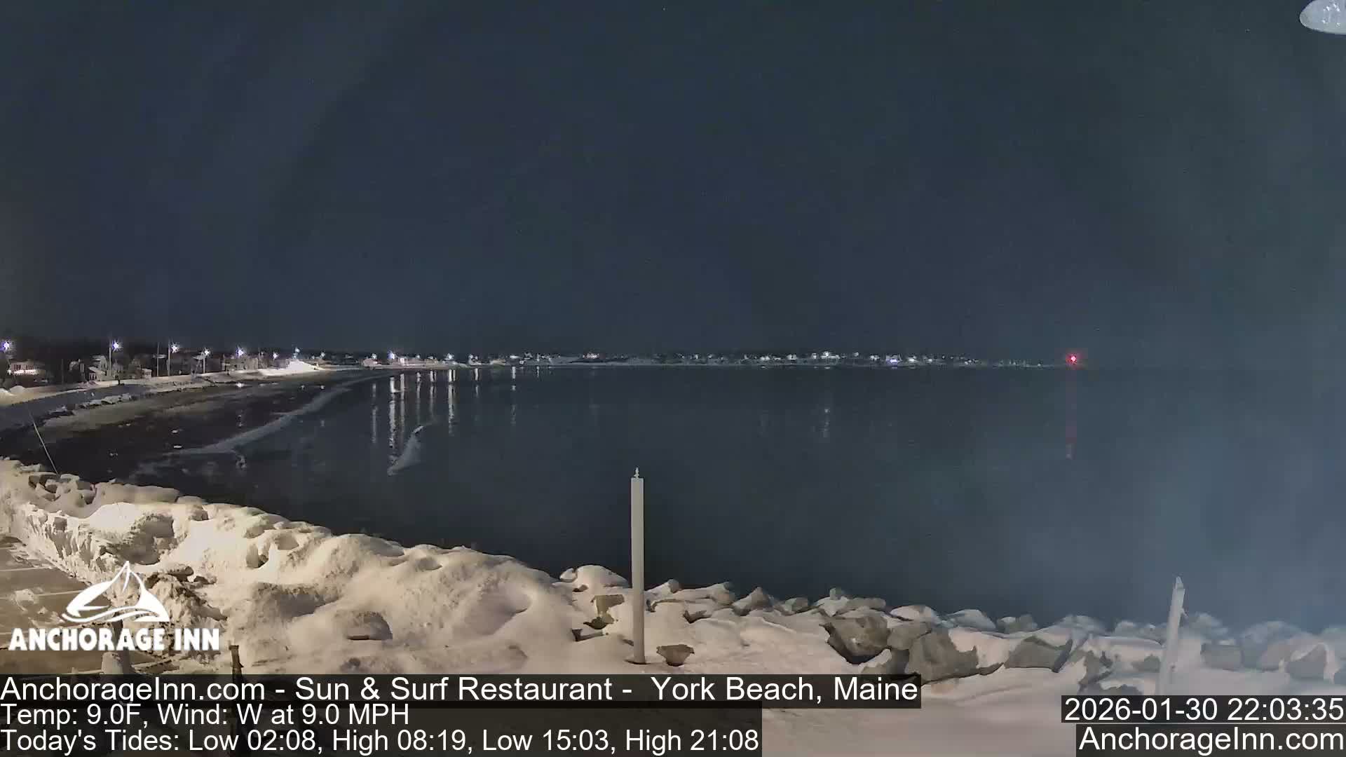 York Beach Ocean Surf Live Cam- Maine, USA