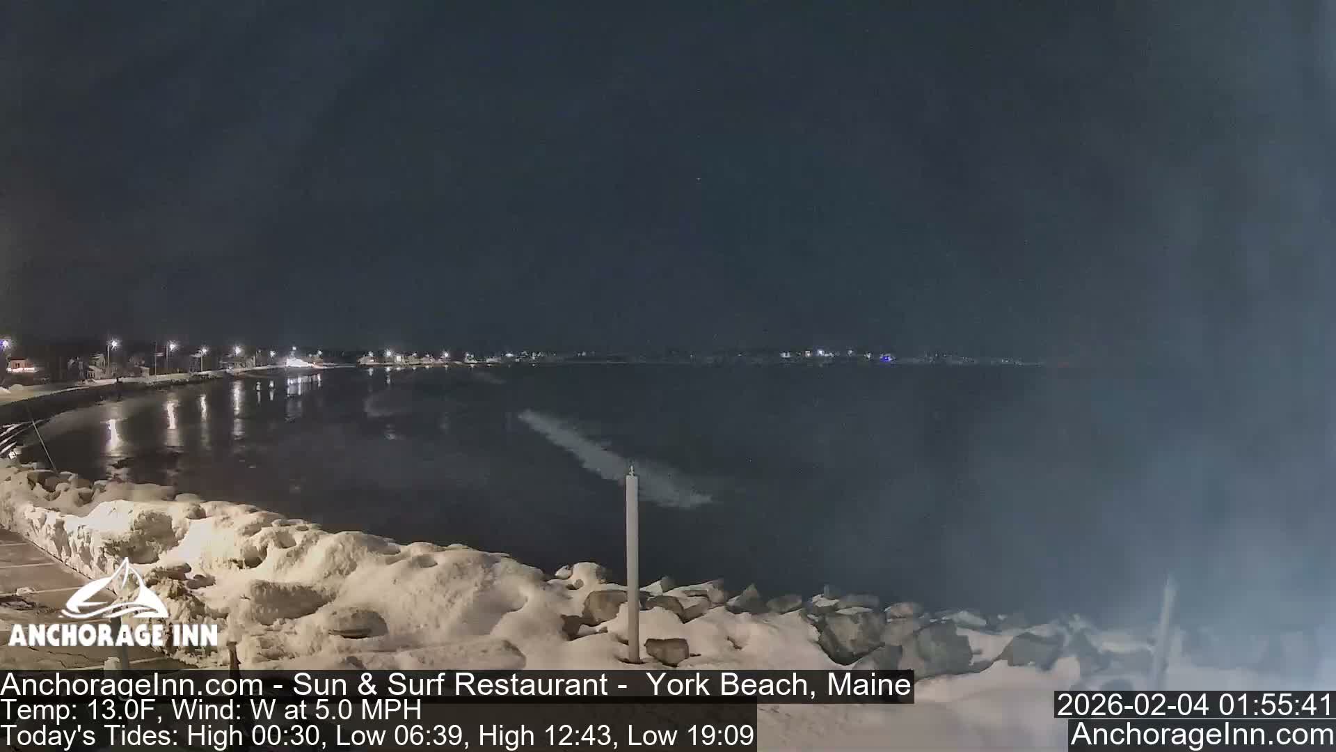 York Beach Ocean Surf Live Cam- Maine, USA