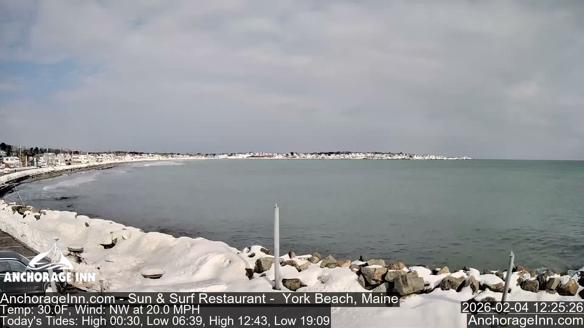 York Beach Ocean Surf Live Cam- Maine, USA