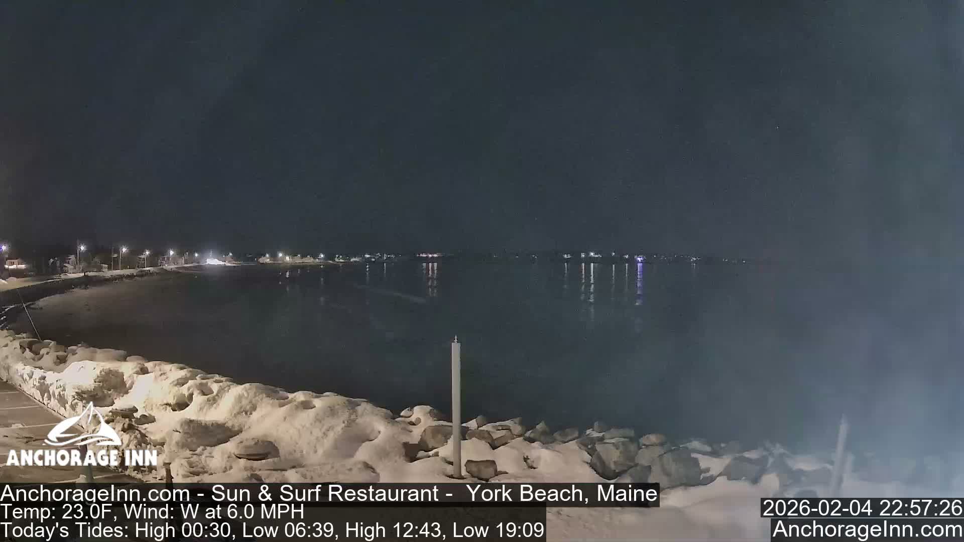York Beach Ocean Surf Live Cam- Maine, USA