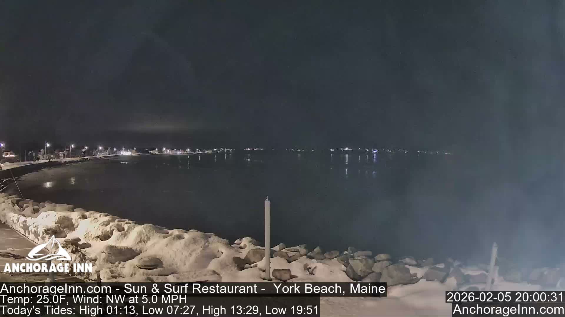 York Beach Ocean Surf Live Cam- Maine, USA