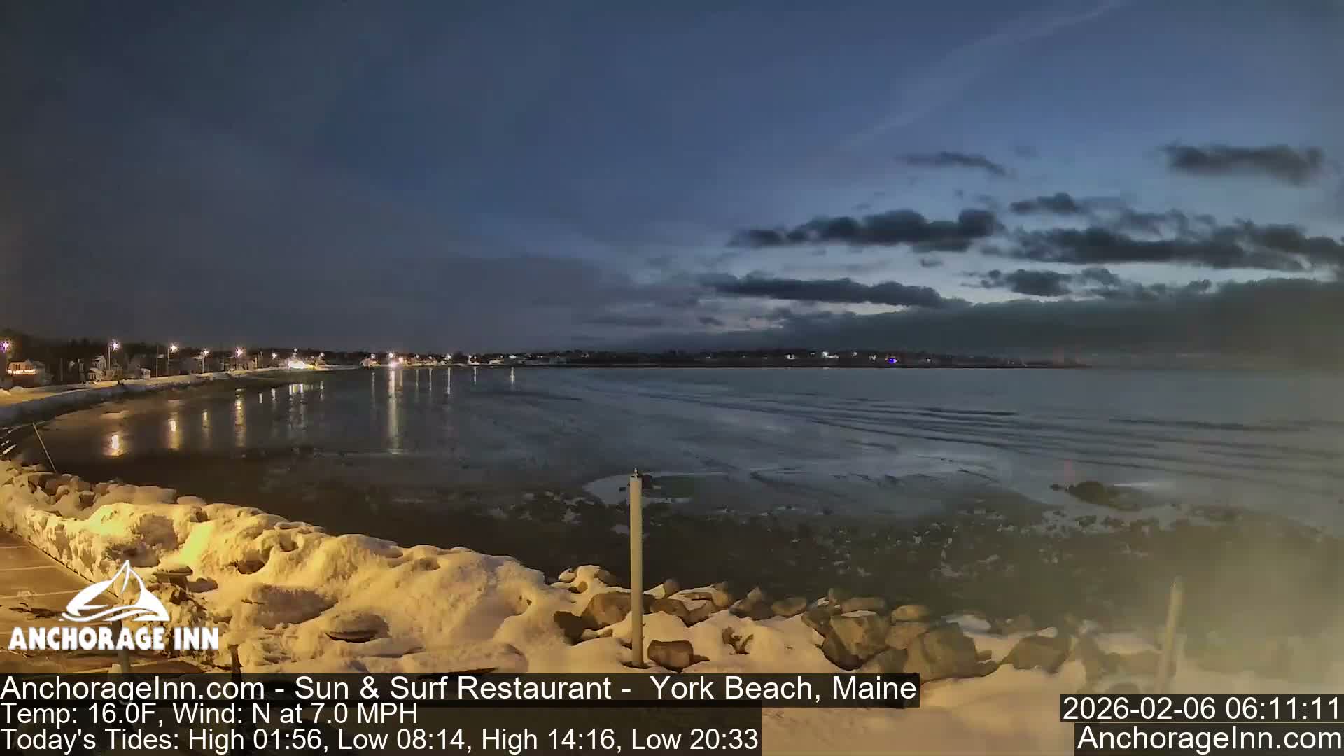 York Beach Ocean Surf Live Cam- Maine, USA
