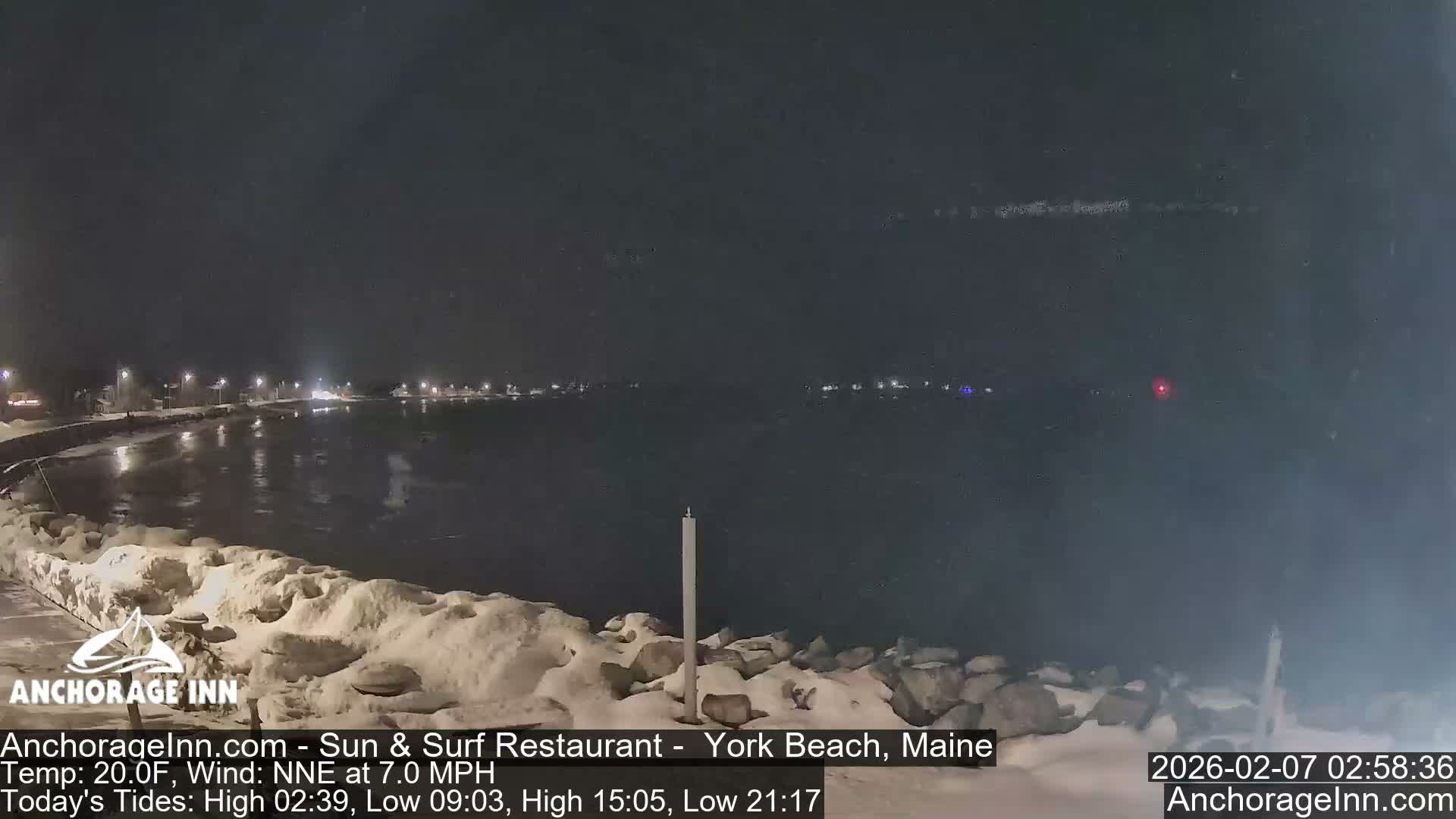York Beach Ocean Surf Live Cam- Maine, USA