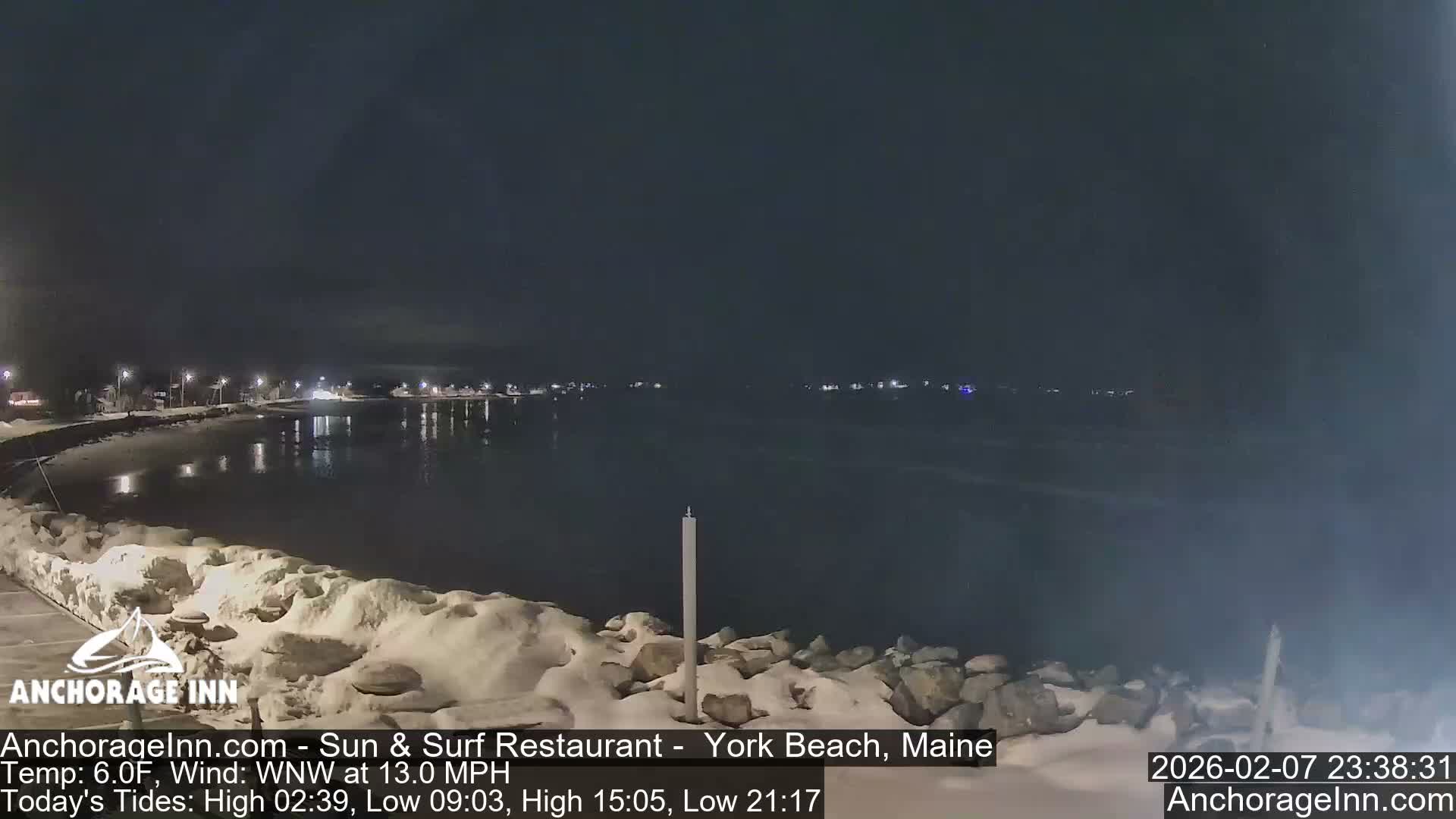 York Beach Ocean Surf Live Cam- Maine, USA
