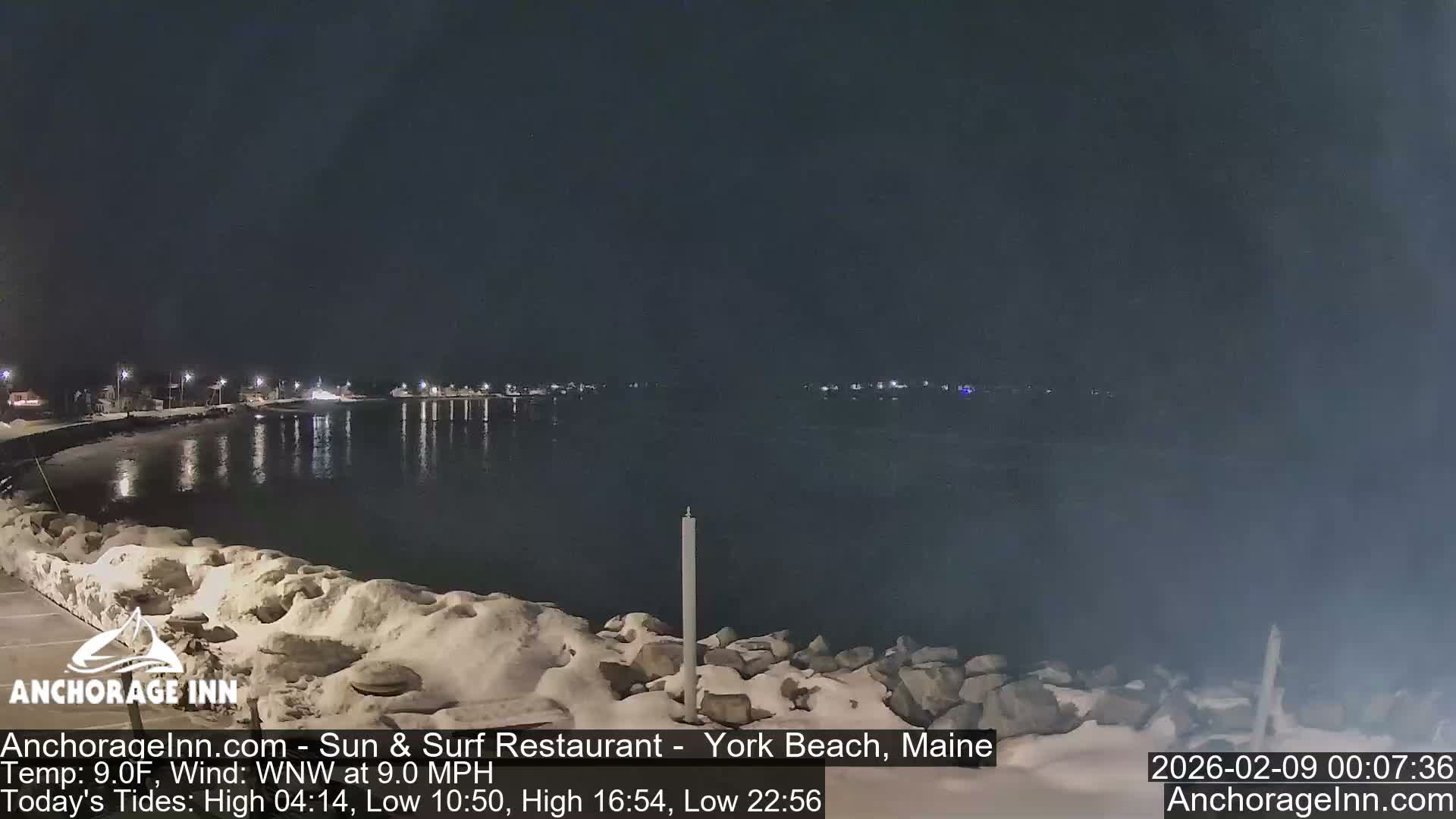 York Beach Ocean Surf Live Cam- Maine, USA