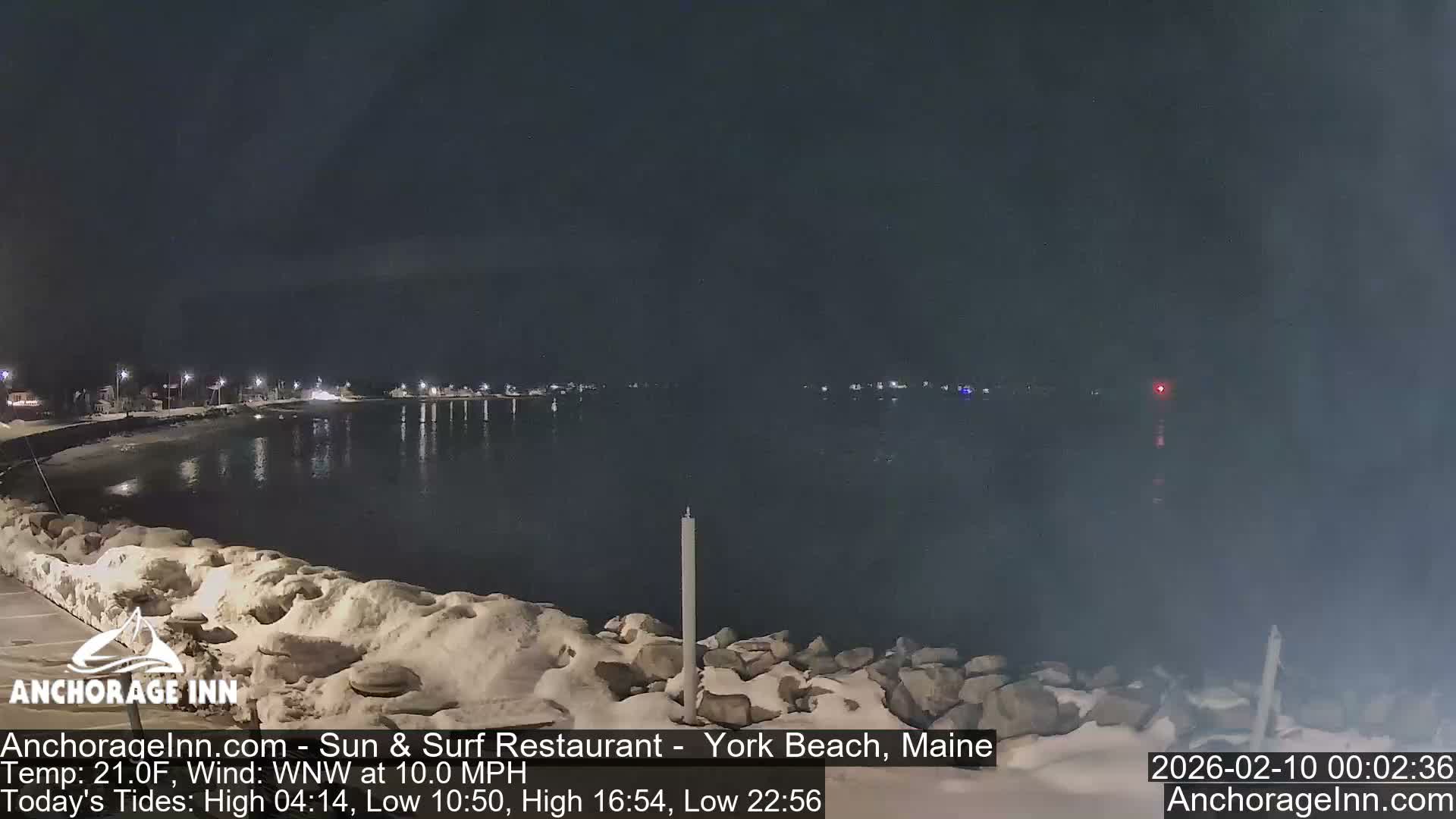 York Beach Ocean Surf Live Cam- Maine, USA