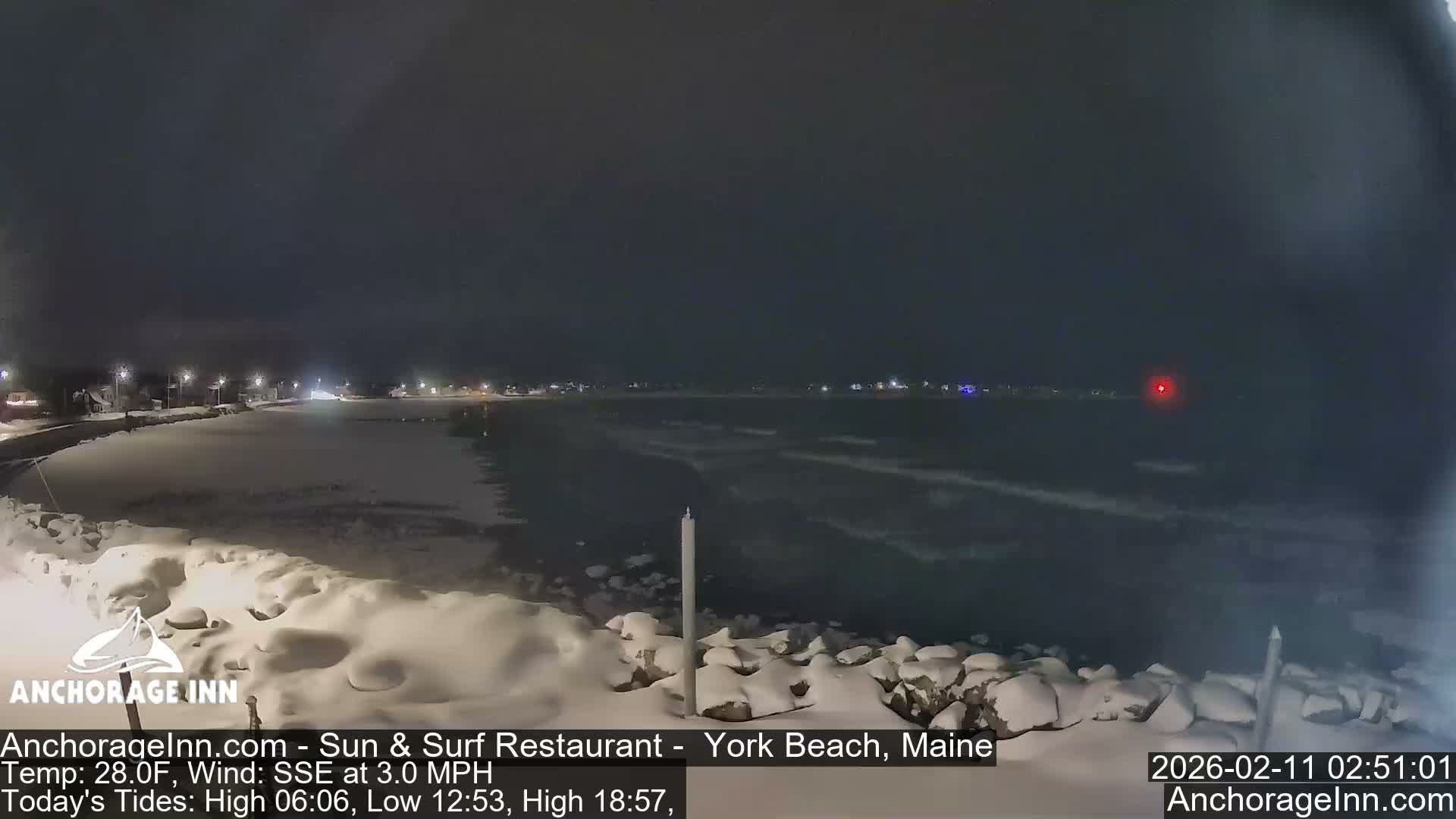 York Beach Ocean Surf Live Cam- Maine, USA