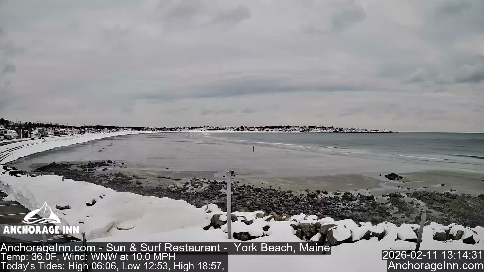 York Beach Ocean Surf Live Cam- Maine, USA