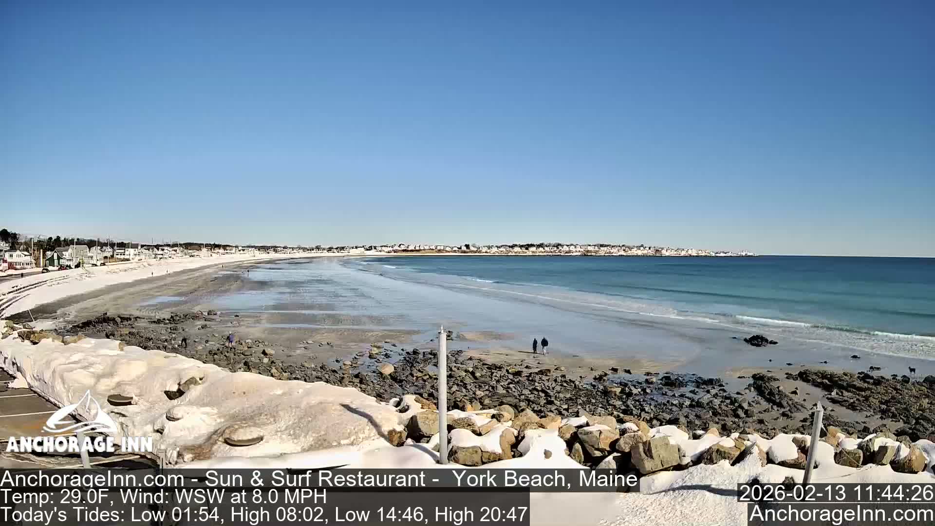 York Beach Ocean Surf Live Cam- Maine, USA