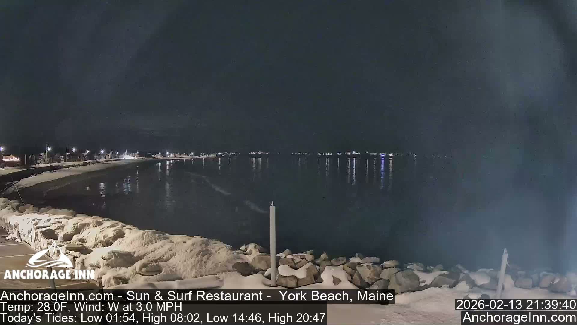York Beach Ocean Surf Live Cam- Maine, USA