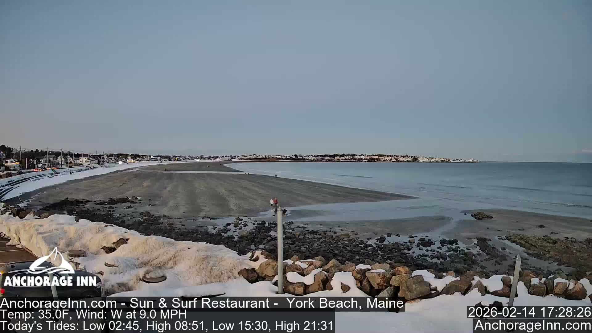 York Beach Ocean Surf Live Cam- Maine, USA