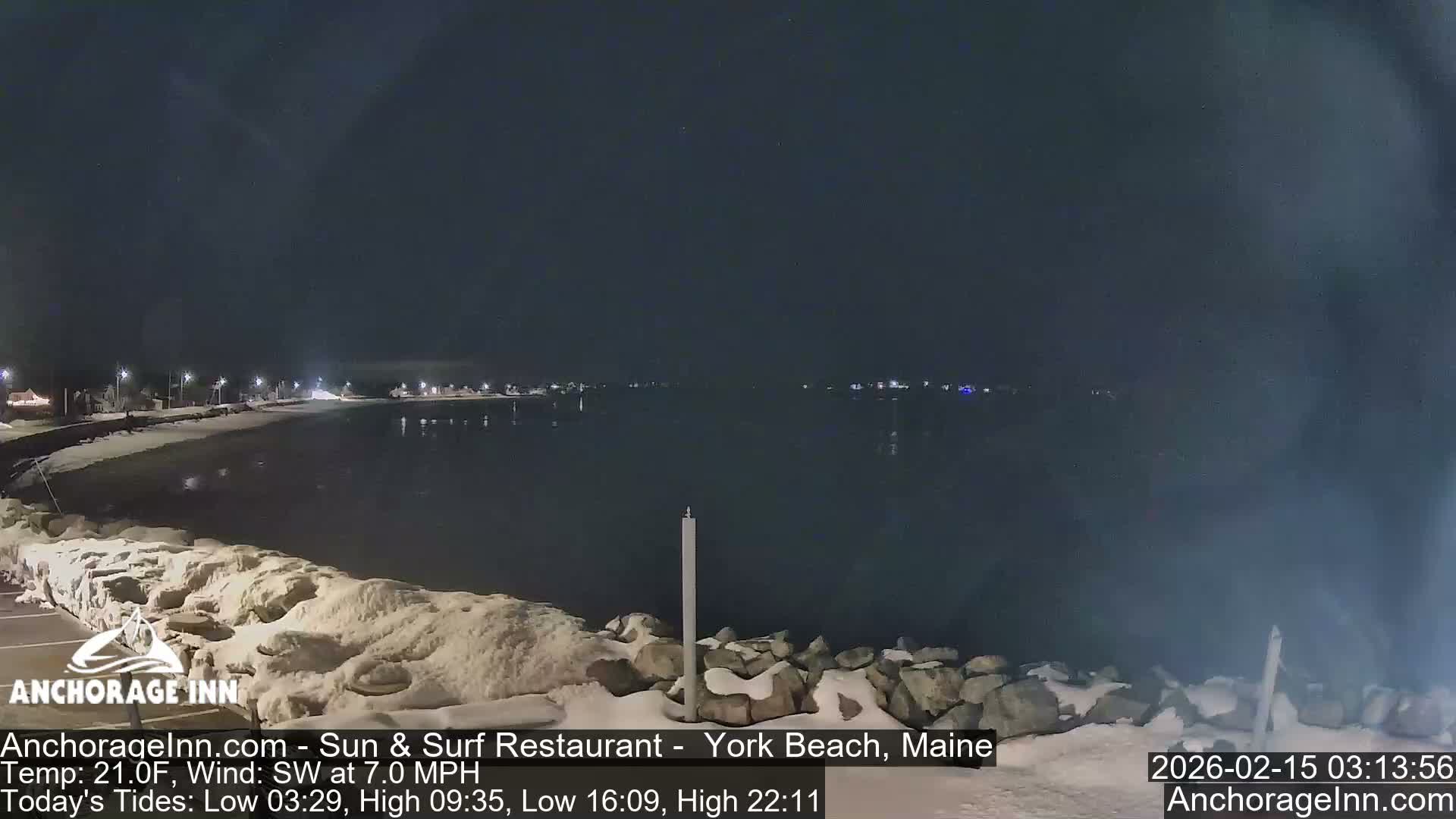 York Beach Ocean Surf Live Cam- Maine, USA