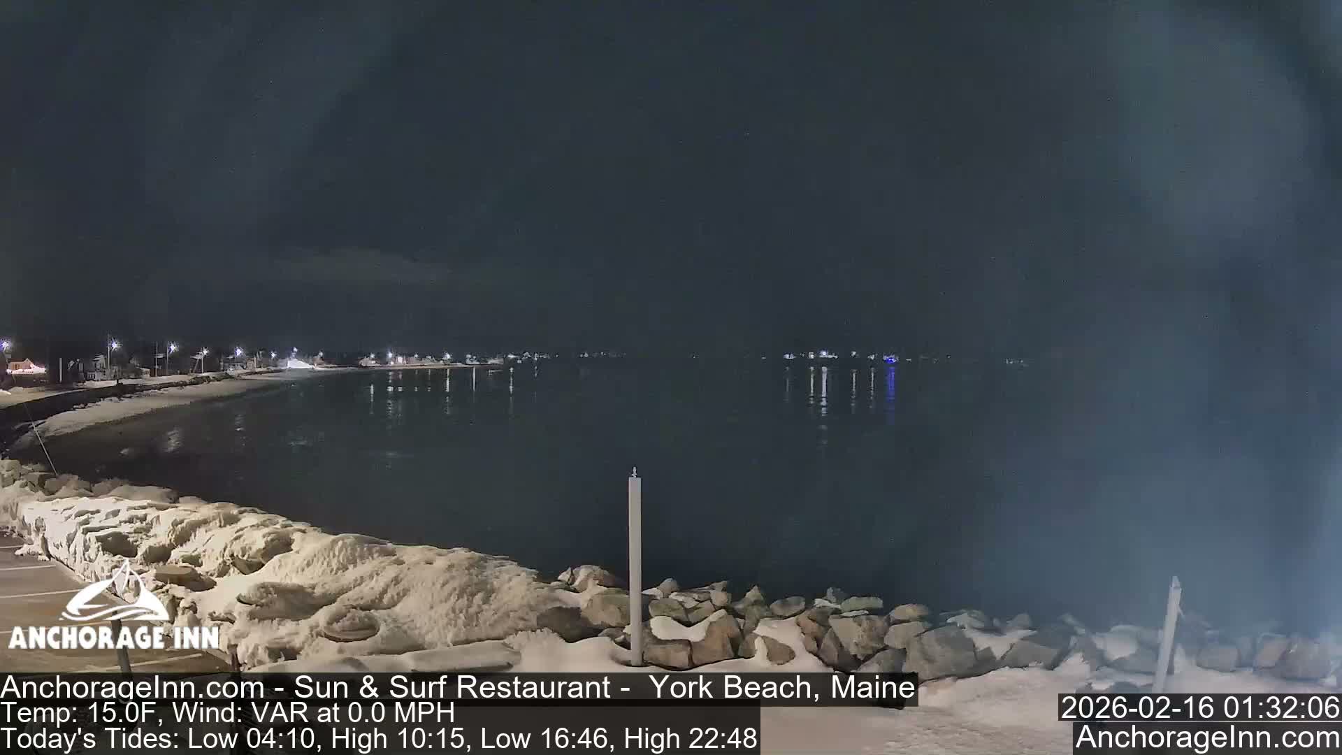 York Beach Ocean Surf Live Cam- Maine, USA