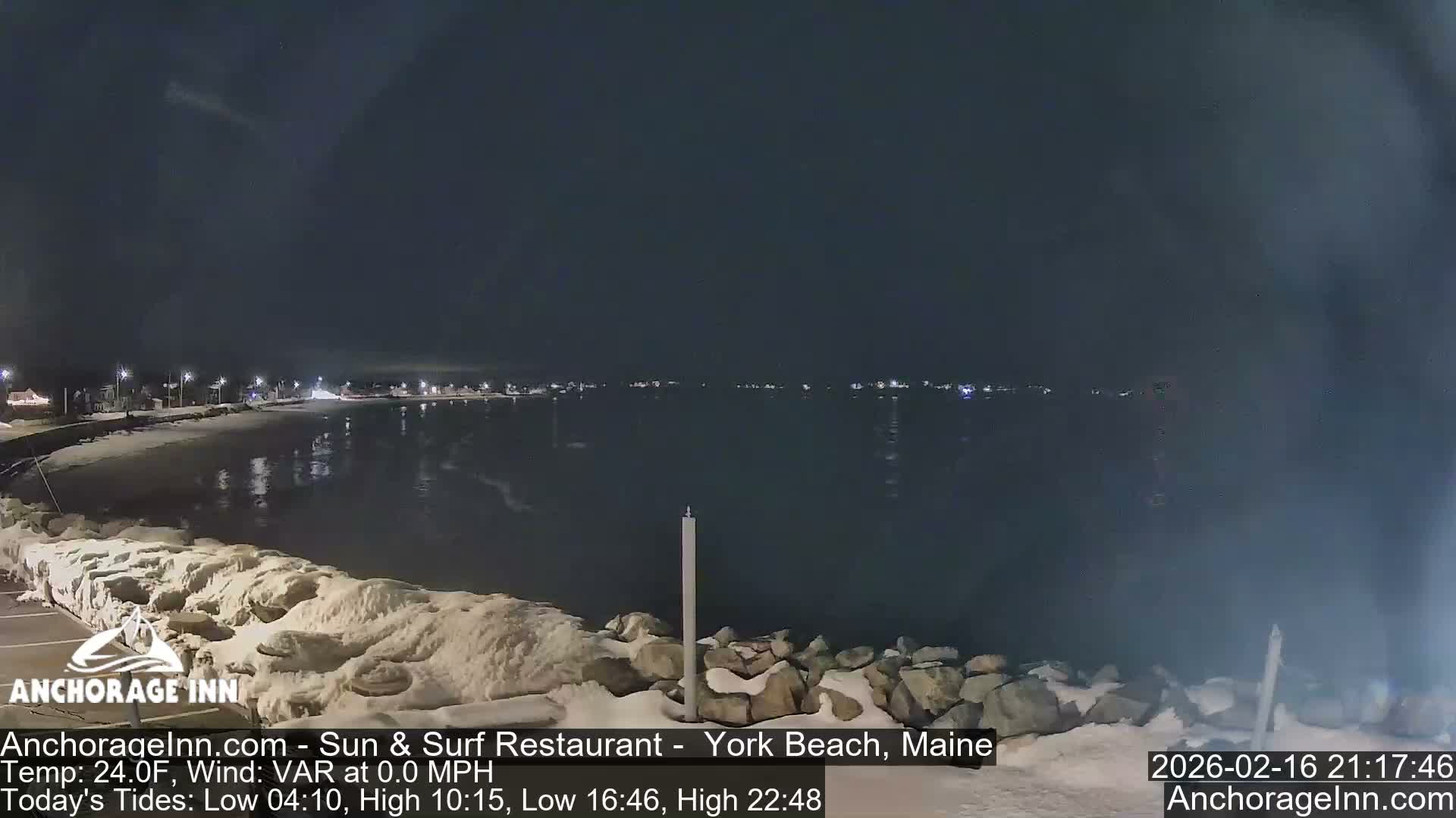 York Beach Ocean Surf Live Cam- Maine, USA