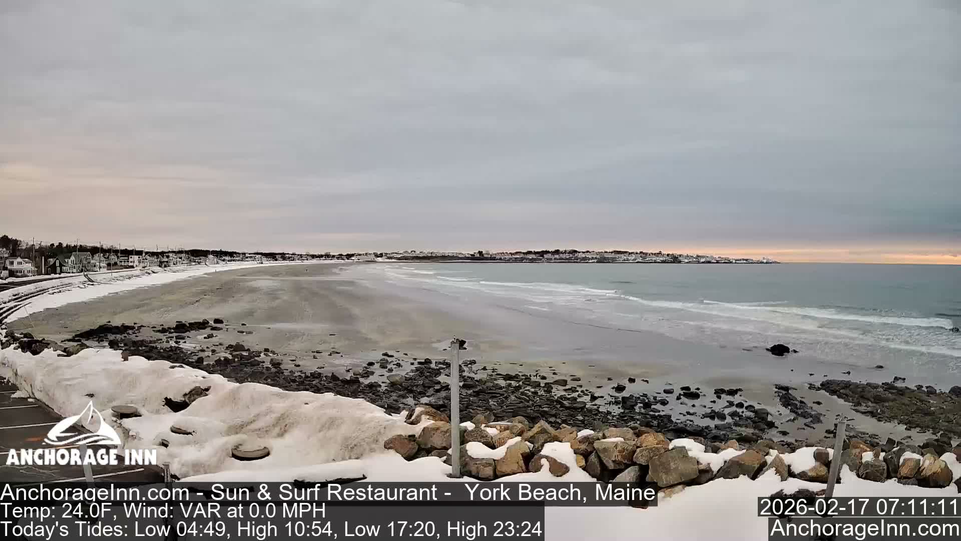 York Beach Ocean Surf Live Cam- Maine, USA