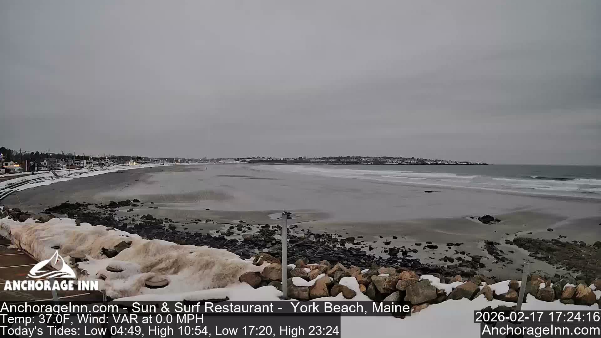 York Beach Ocean Surf Live Cam- Maine, USA