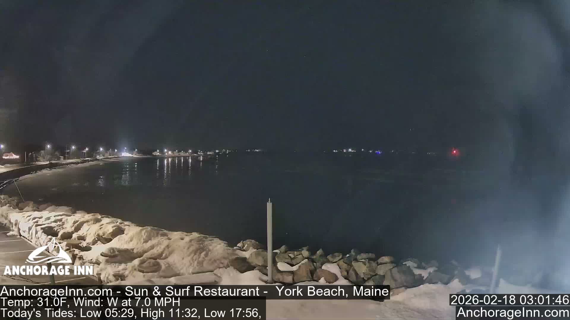 York Beach Ocean Surf Live Cam- Maine, USA