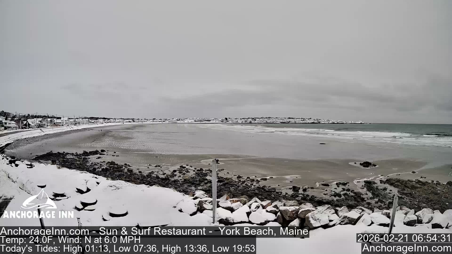 York Beach Ocean Surf Live Cam- Maine, USA