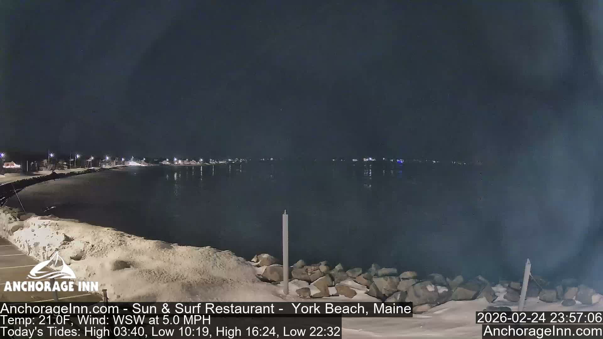 York Beach Ocean Surf Live Cam- Maine, USA
