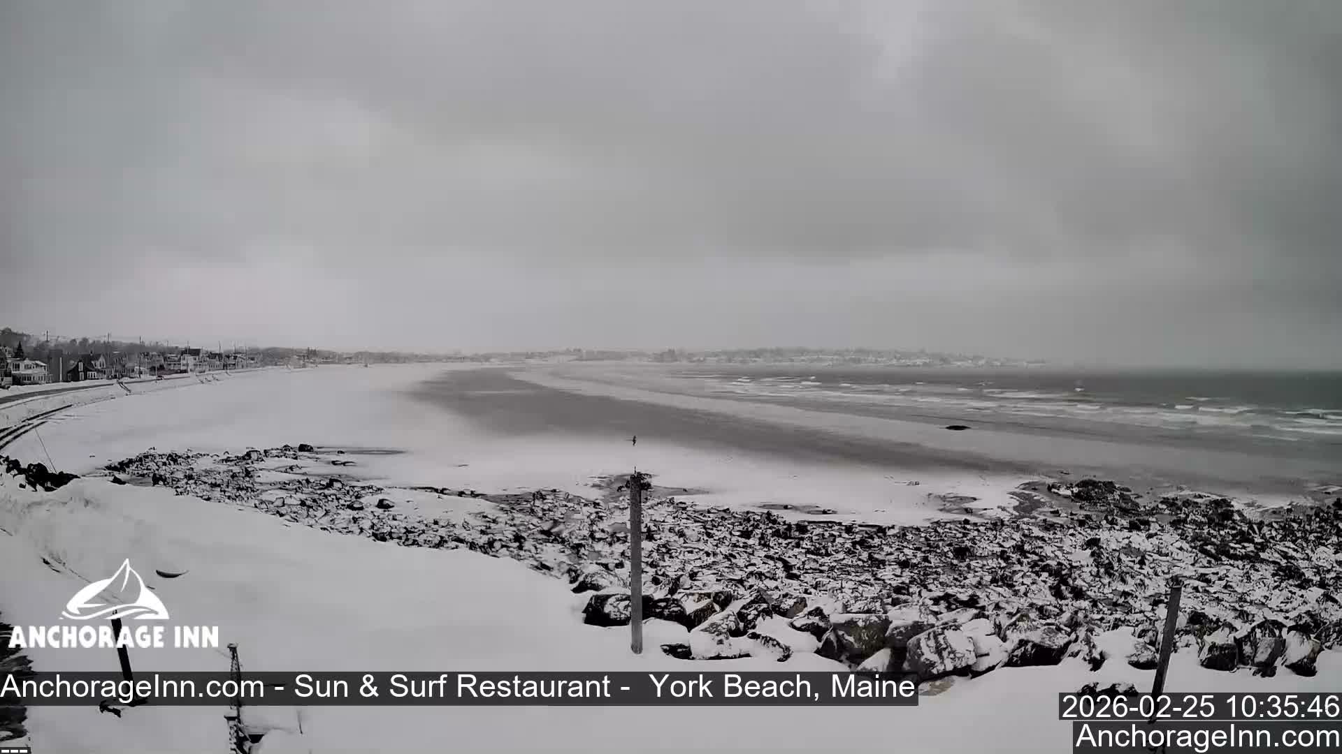 York Beach Ocean Surf Live Cam- Maine, USA