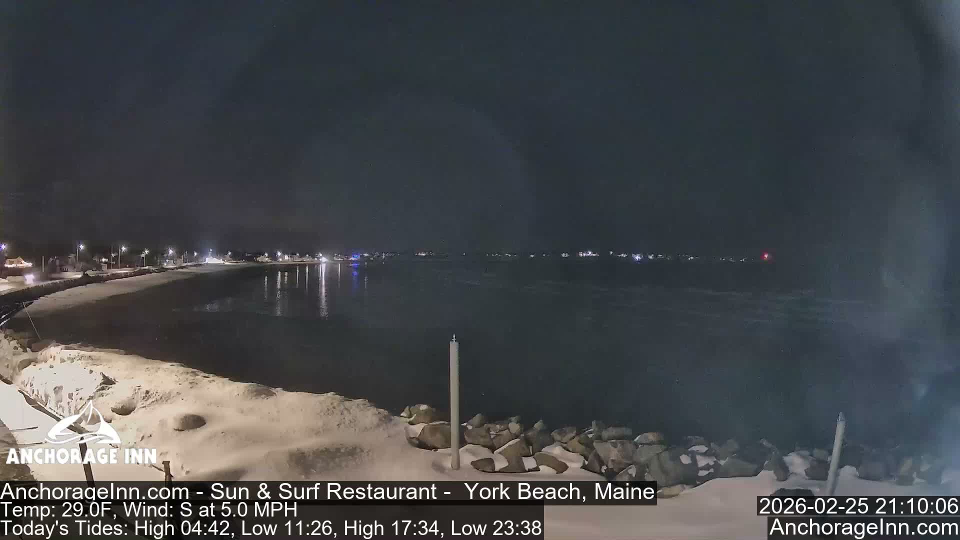 York Beach Ocean Surf Live Cam- Maine, USA
